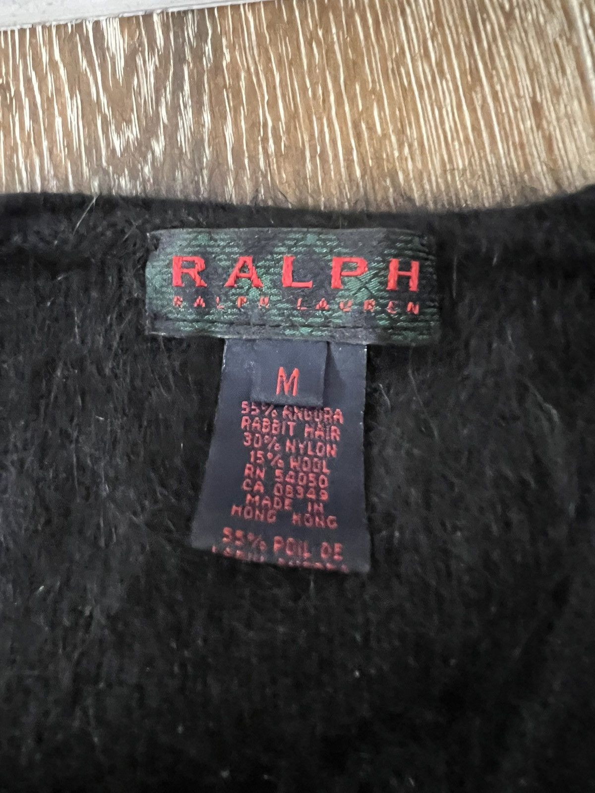Polo Ralph Lauren Womens ralph ralph lauren angora rabbit hair mohair cardigan Size M / US 6-8 / IT 42-44 - 4 Thumbnail