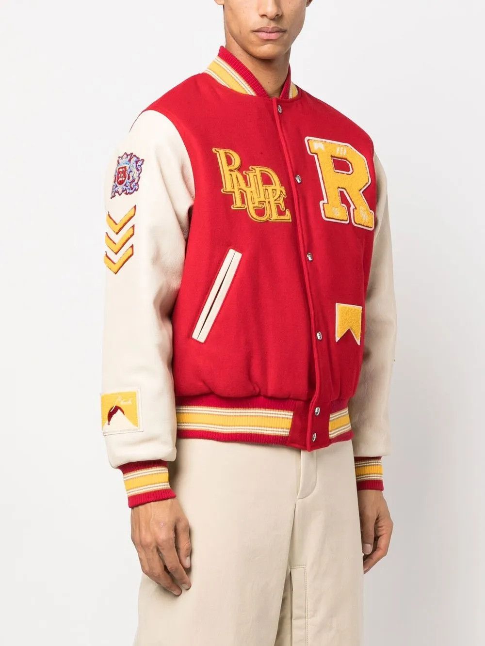 Rhude o1mle1025 Bull Market Varsity Jacket in Multicolor Size US S / EU 44-46 / 1 - 4 Thumbnail