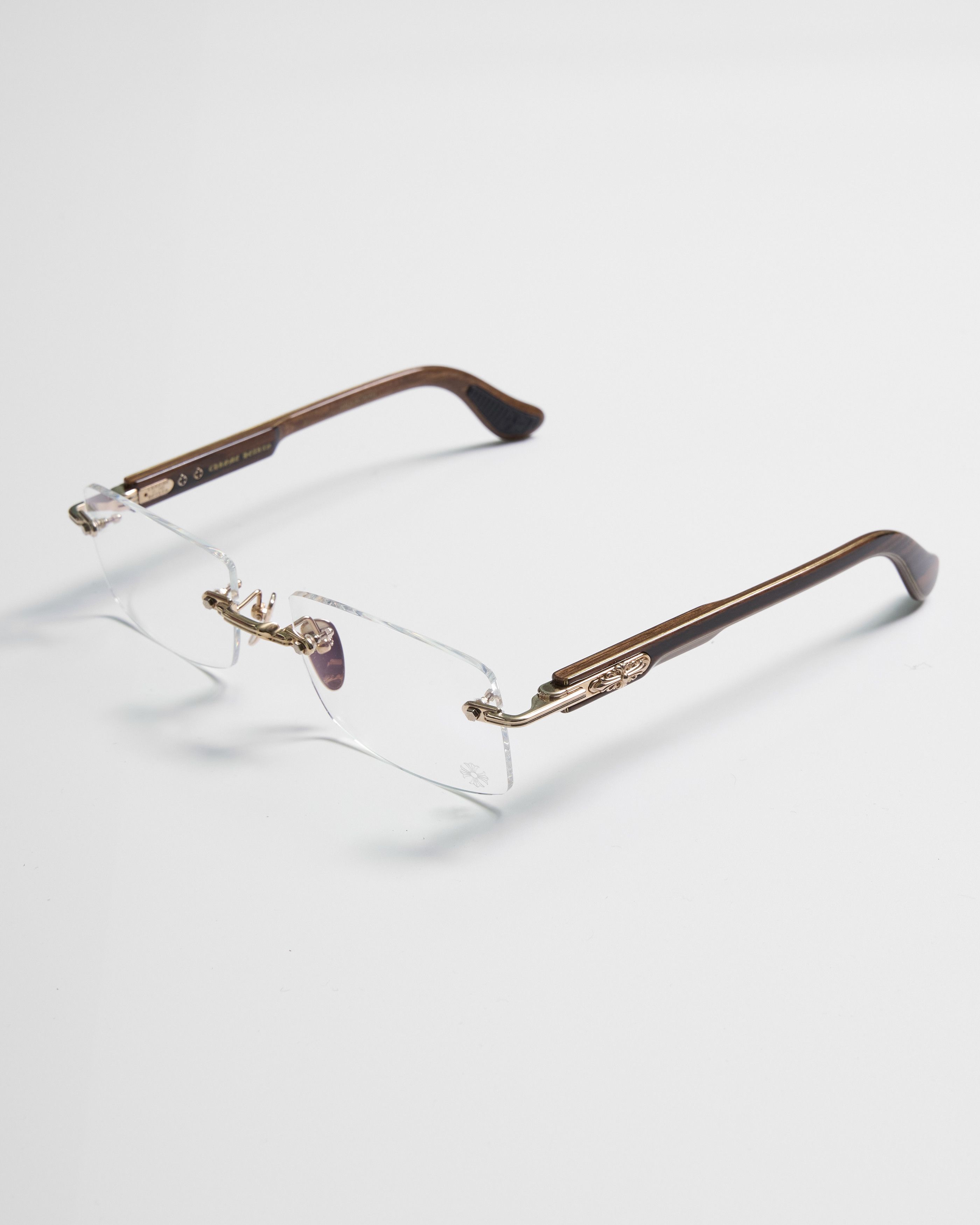Chrome Hearts CHROME HEARTS DEEP II Gold Plated/Wood Ebony Walnut Ebony-PV Size ONE SIZE - 2 Thumbnail