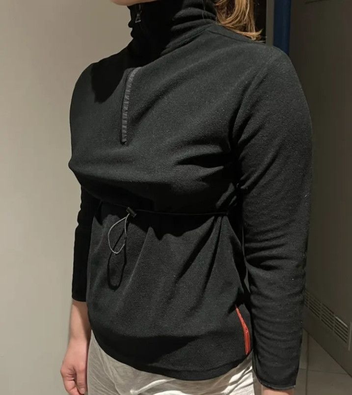 Prada Rare Vintage Prada Red Tab Turtleneck Long Sleeve Size M / US 6-8 / IT 42-44 - 1 Thumbnail