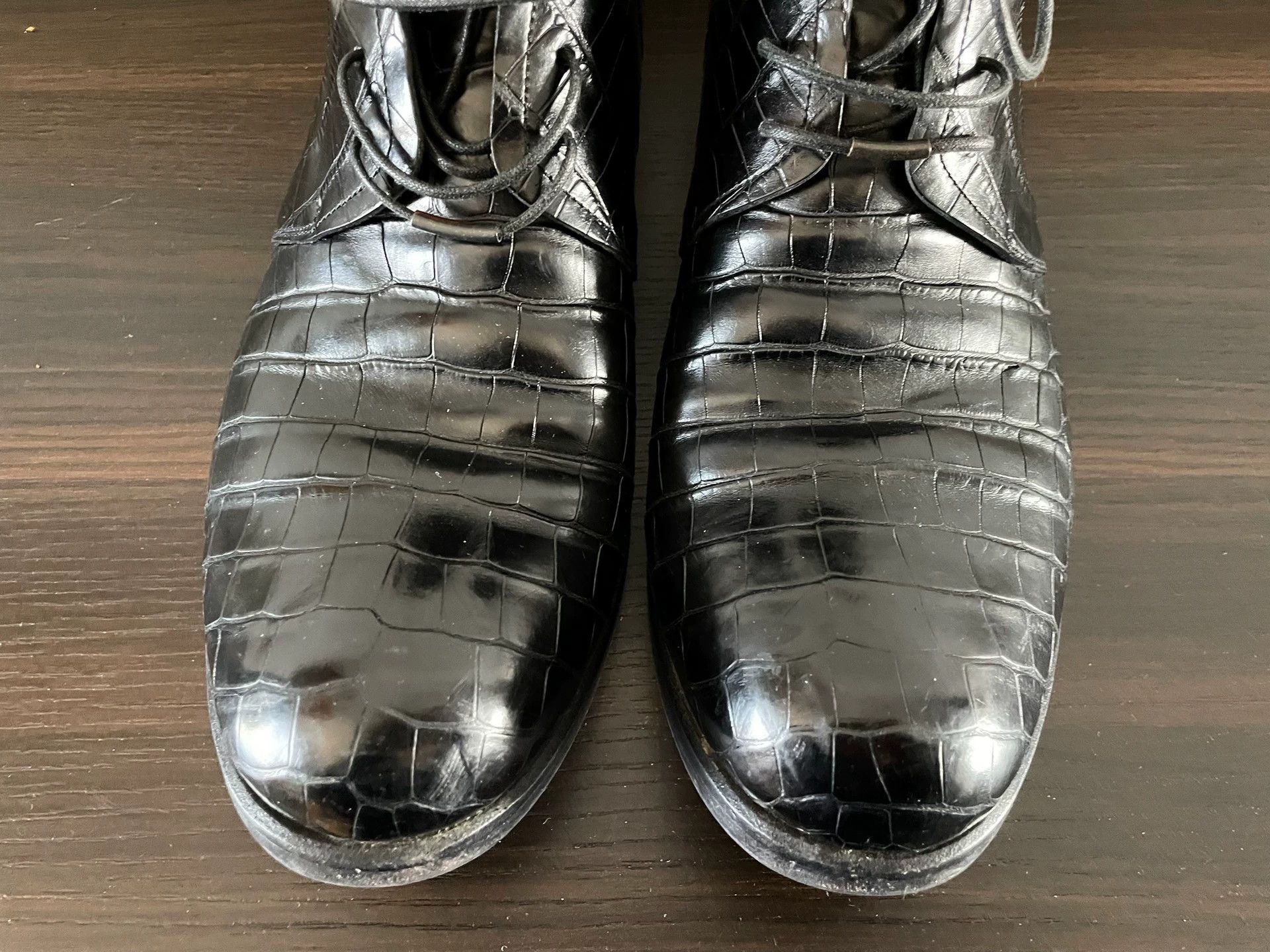 Other Layer0 1:1 Custom Thai Croc Leather 1of1 Size 43 Size US 10 / EU 43 - 4 Thumbnail