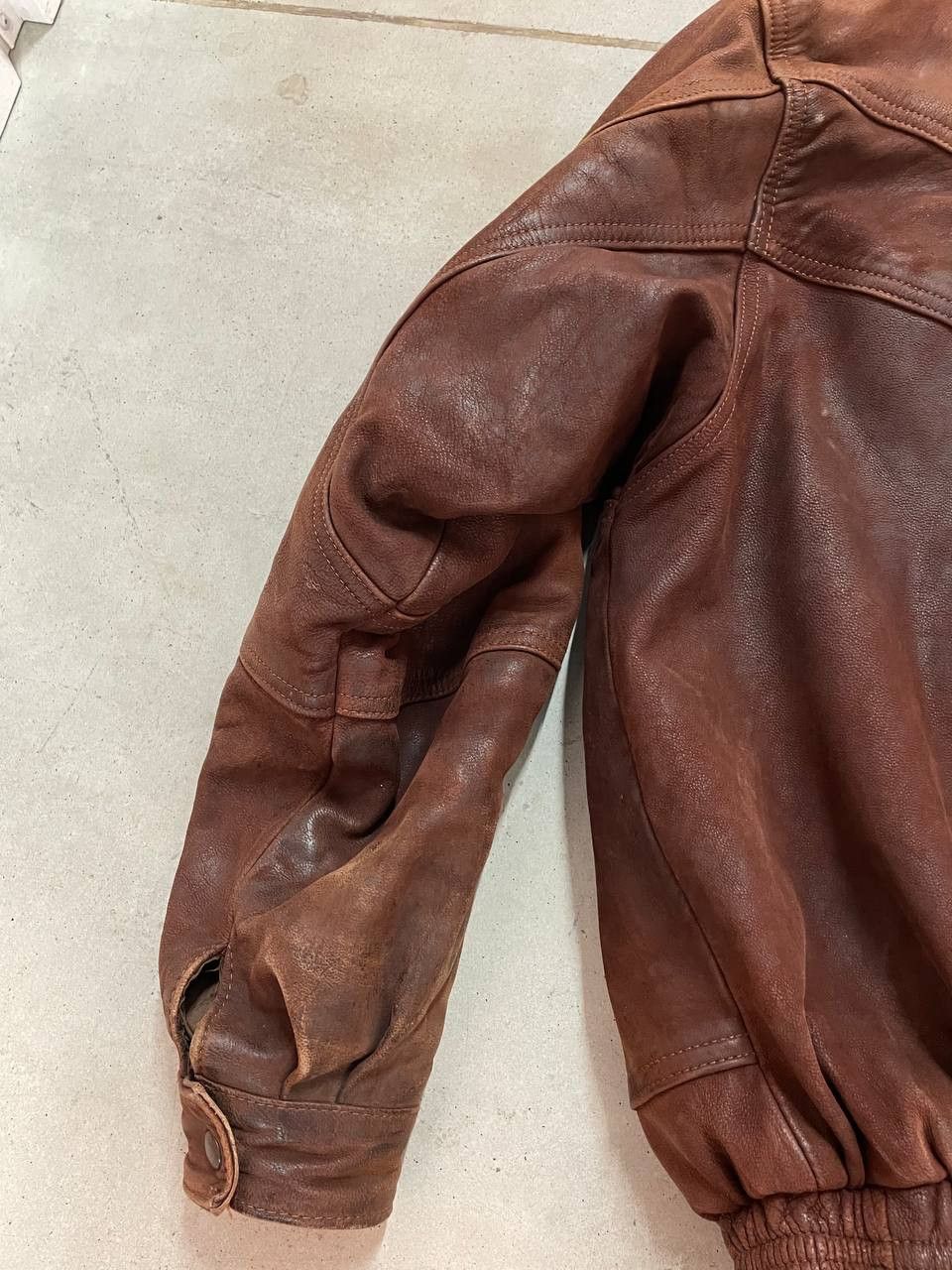 Vintage Vintage Leather Jacket Size US L / EU 52-54 / 3 - 7 Thumbnail