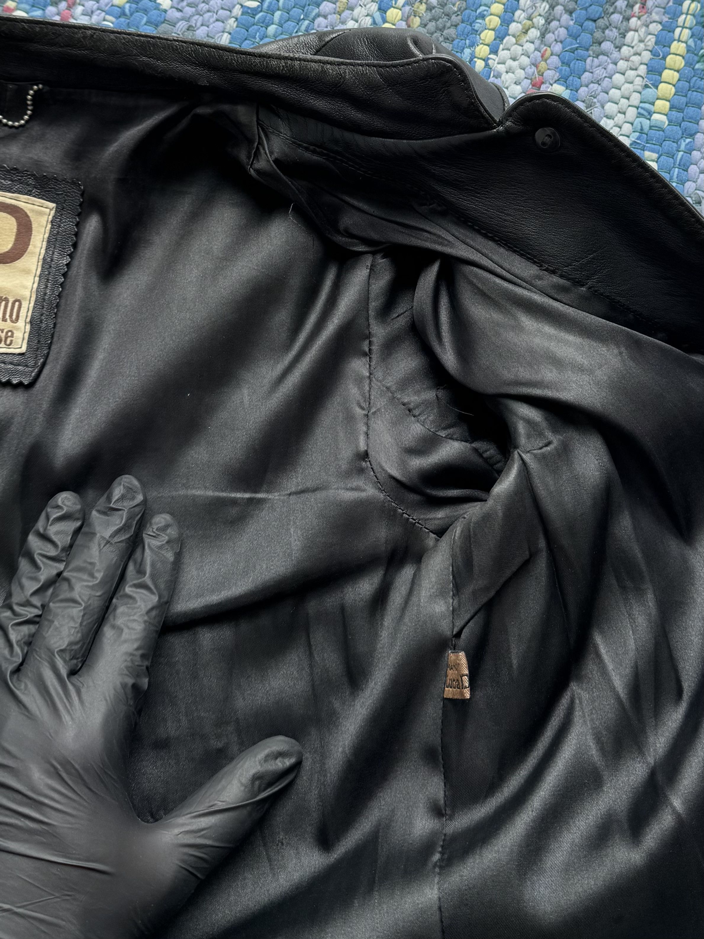 Vintage Vintage Cropped Leather Jacket A8(V1)D15 Size L / US 10 / IT 46 - 14 Thumbnail