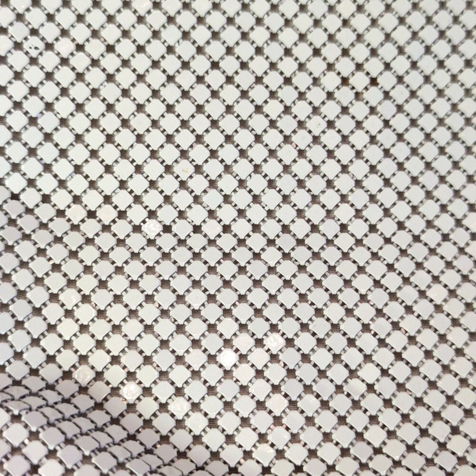 Vintage Whiting and Davis Vintage White Metal Mesh Crossbody Bag Size ONE SIZE - 2 Thumbnail