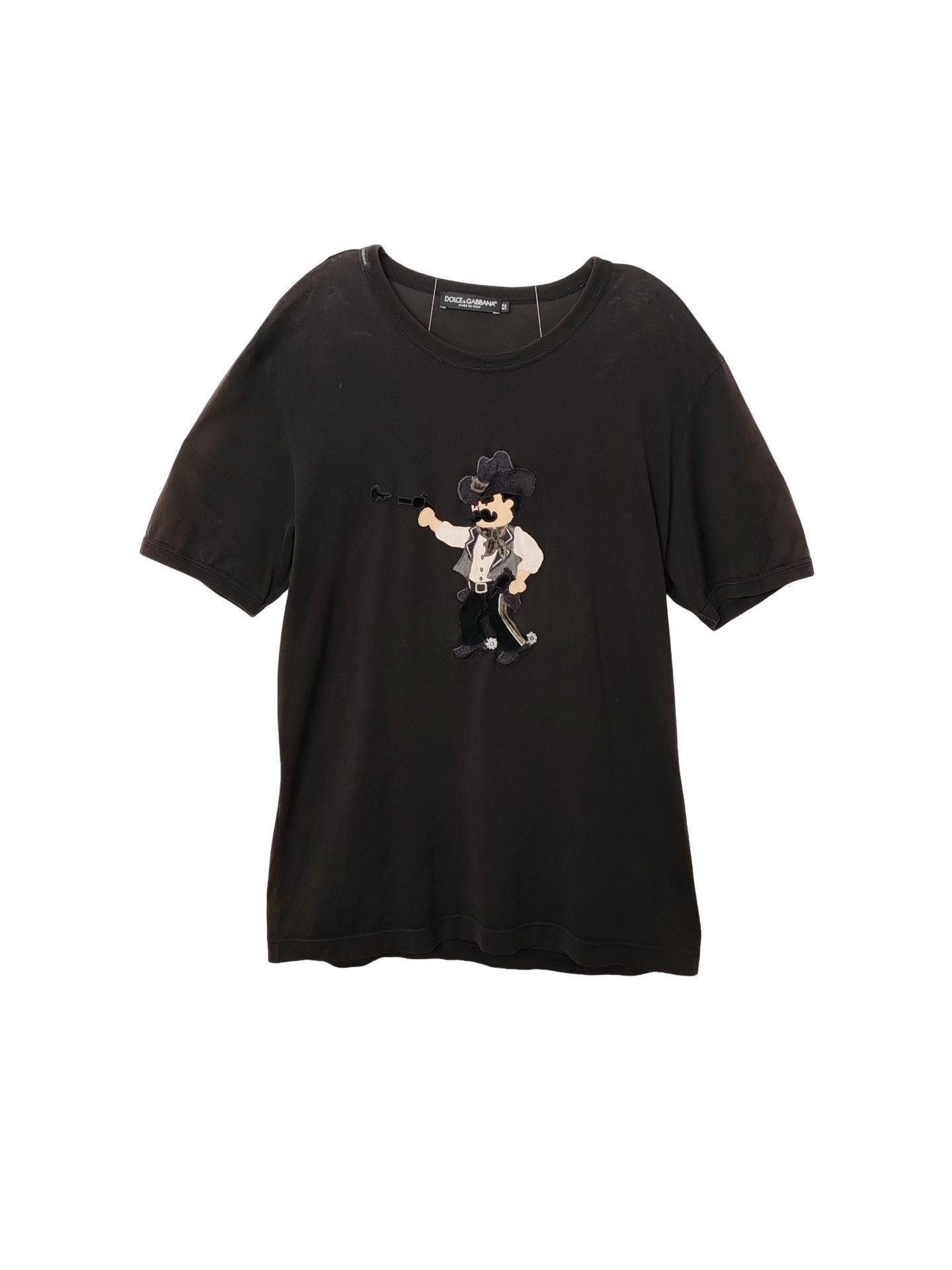 Dolce & Gabbana Dolce & Gabbana Cowboy Patch T-Shirt Size L Size US L / EU 52-54 / 3 - 1 Thumbnail