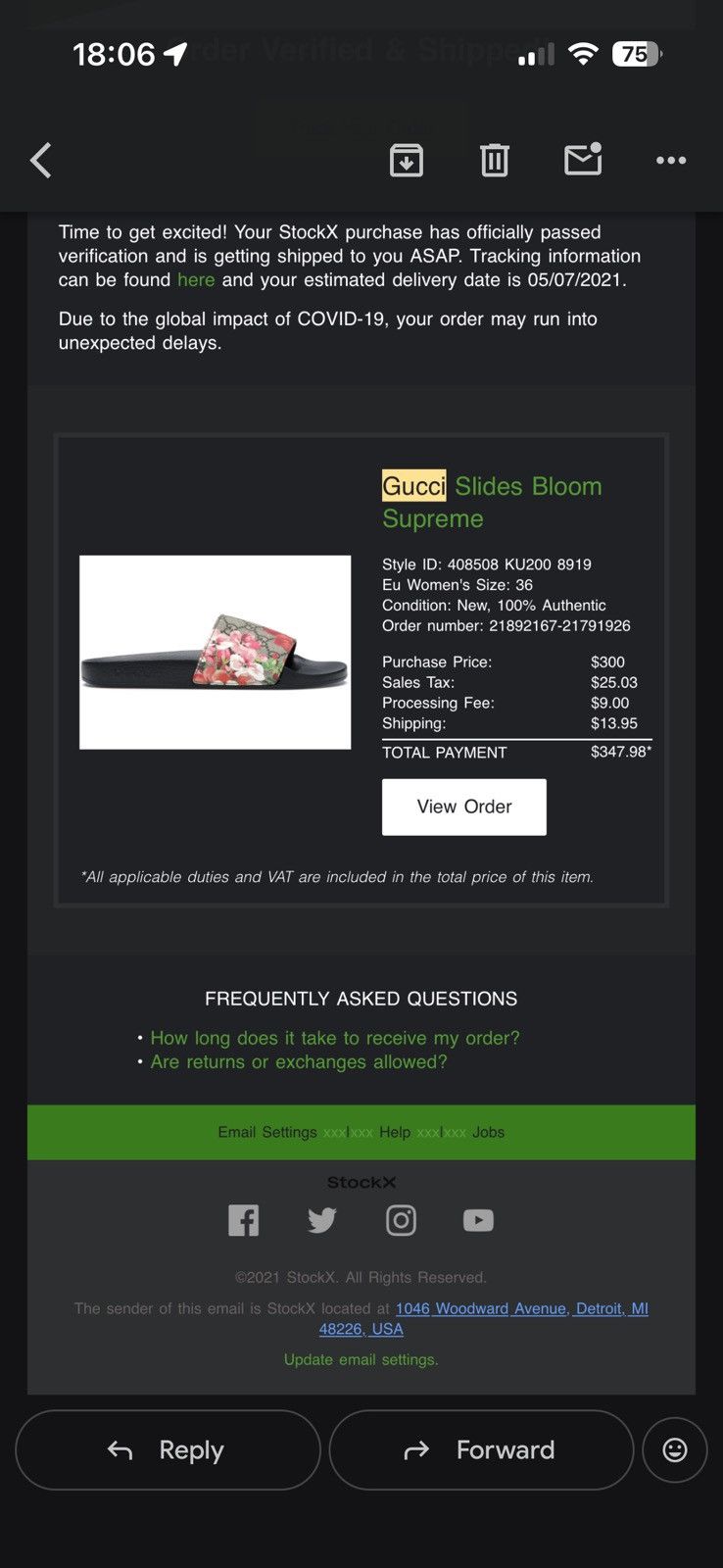 Gucci GUCCI SLIDES BLOOM SUPREME Size US 6 / IT 36 - 5 Thumbnail