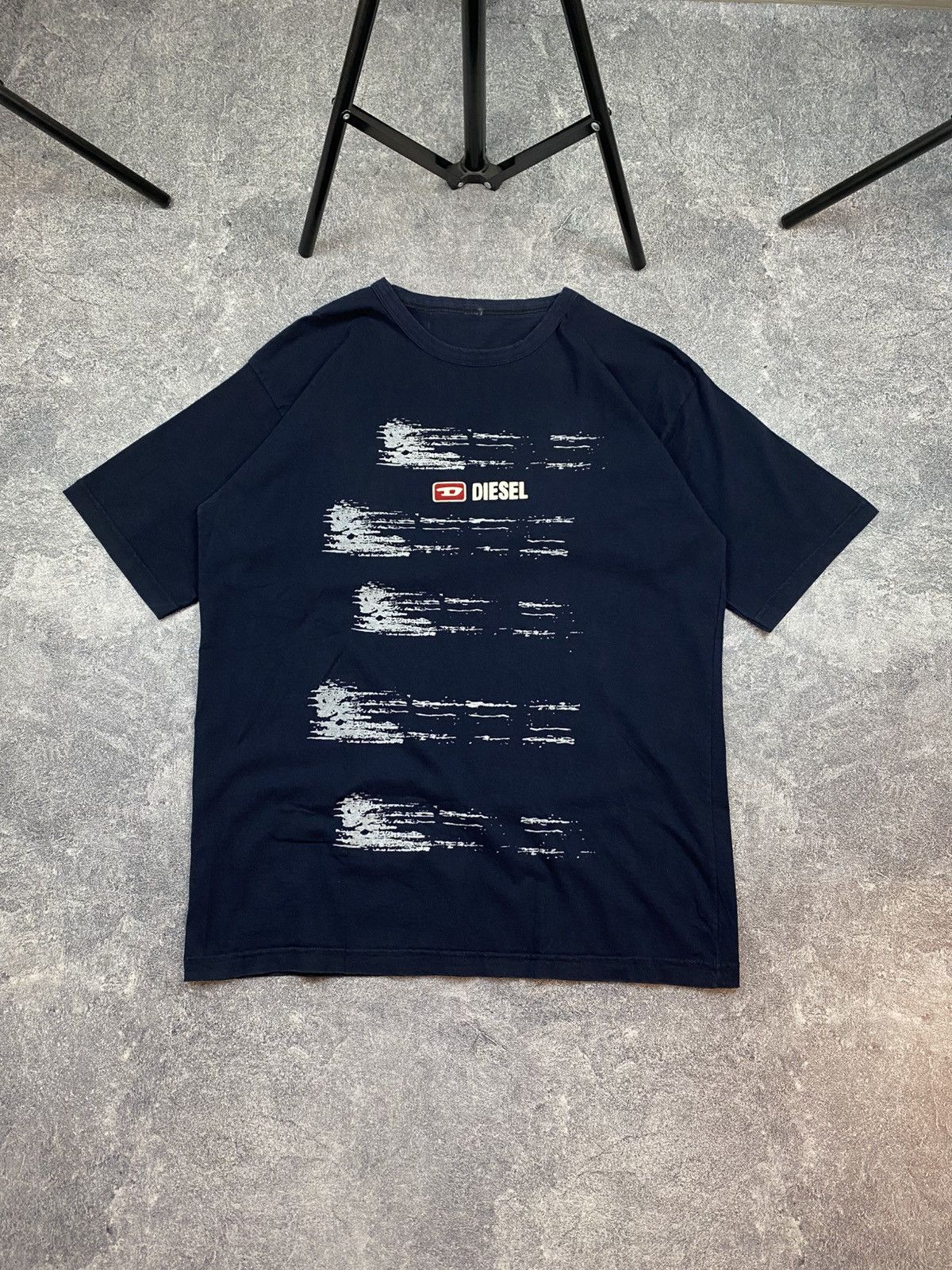 Diesel × Vintage Vintage Diesel Archive Faded Y2k Logo Graphic T-shirt Size US M / EU 48-50 / 2 - 1 Thumbnail