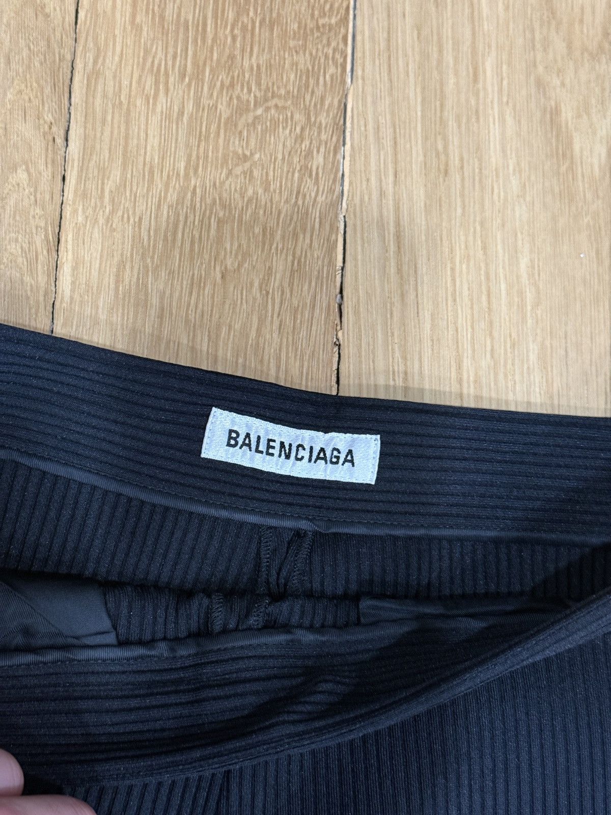 Balenciaga Ribbed Palazzo Pants Size US 30 / EU 46 - 3 Thumbnail
