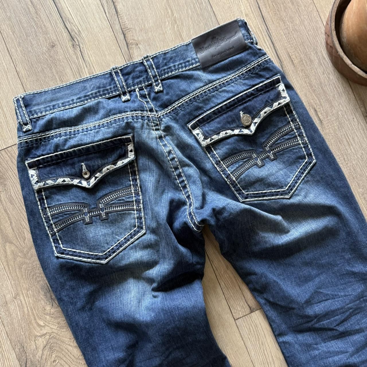 Vintage Rock Revival Fat Stitch Vintage 2000s Bottoms Size US 34 / EU 50 - 2 Thumbnail