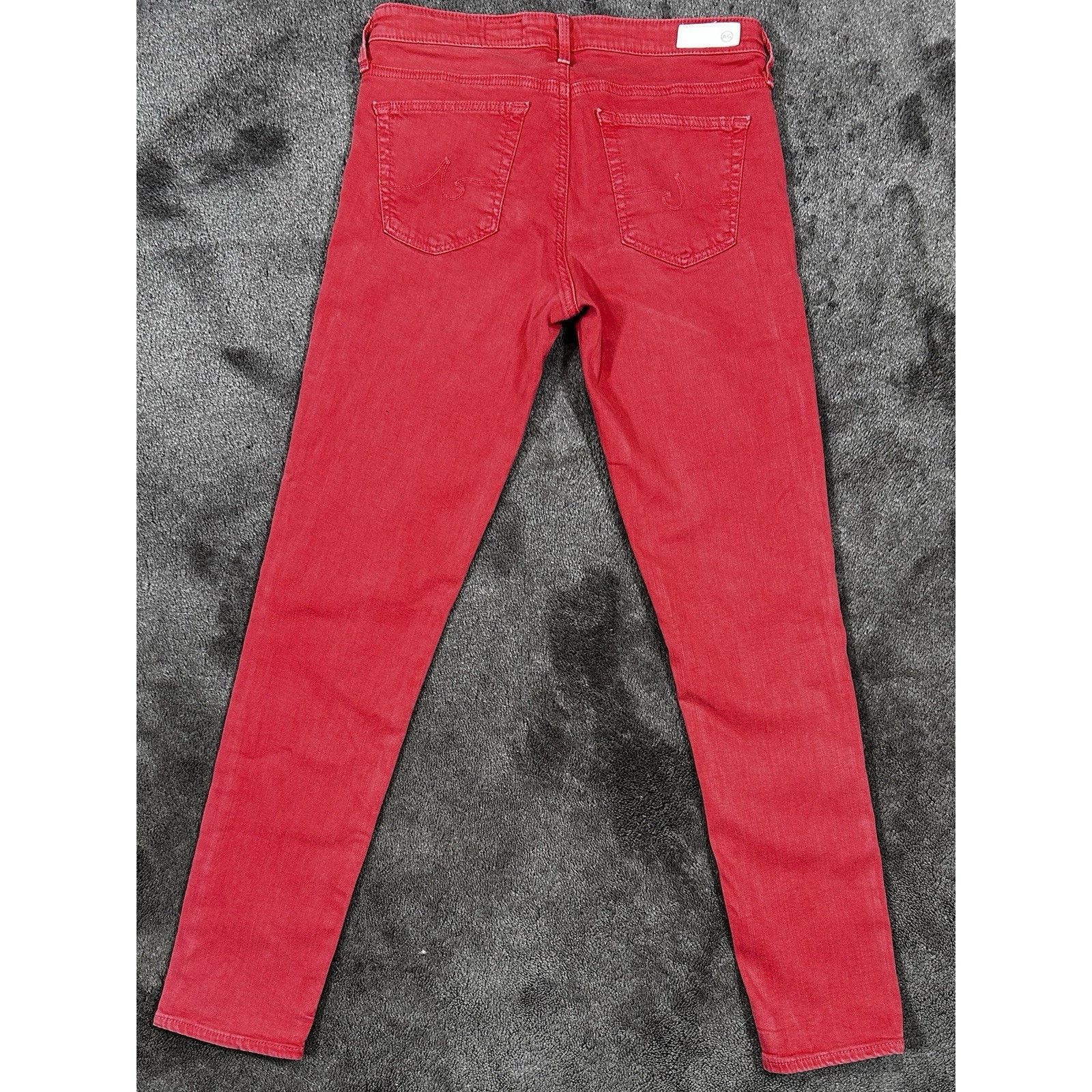 AG Adriano Goldschmied AG Adriano Goldschmied Stevie Ankle Jeans Slim Straight Leg Size 27" / US 4 / IT 40 - 5 Thumbnail