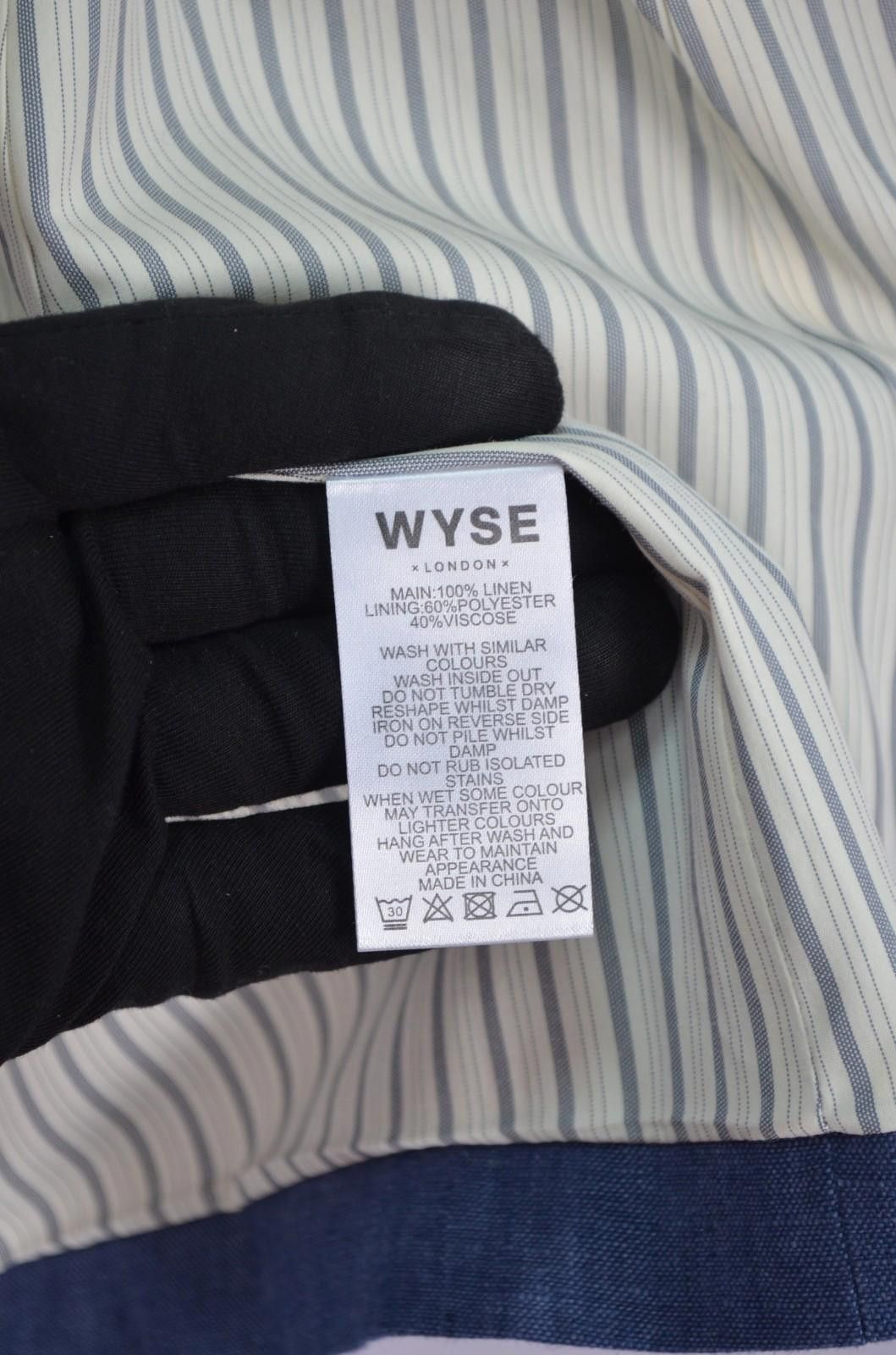 Designer Wyse Alaina Linen Jacket Size 2 US6 Double Breasted Blazer Size M / US 6-8 / IT 42-44 - 8 Thumbnail