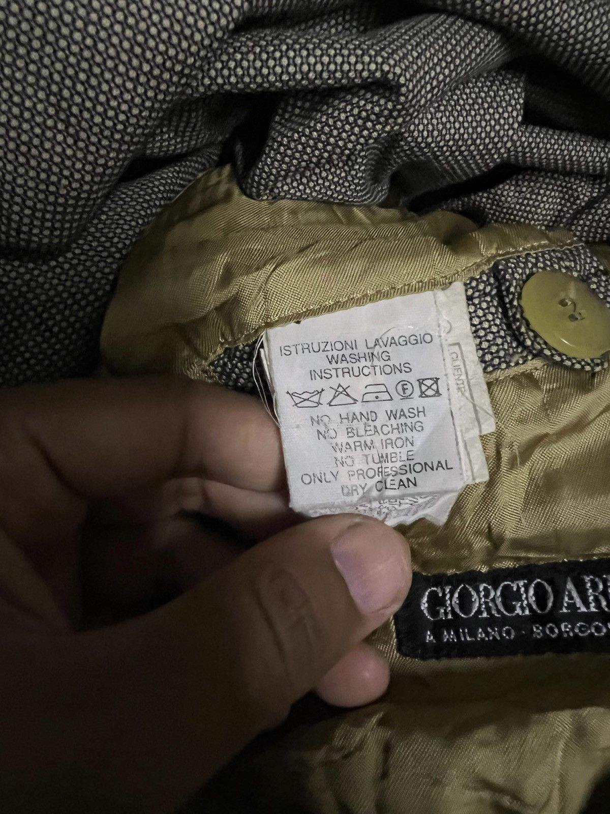 Giorgio Armani Vtg🔥Giorgio Armani A Milano Borgonuovo21 Double Breasted Size US XL / EU 56 / 4 - 9 Thumbnail