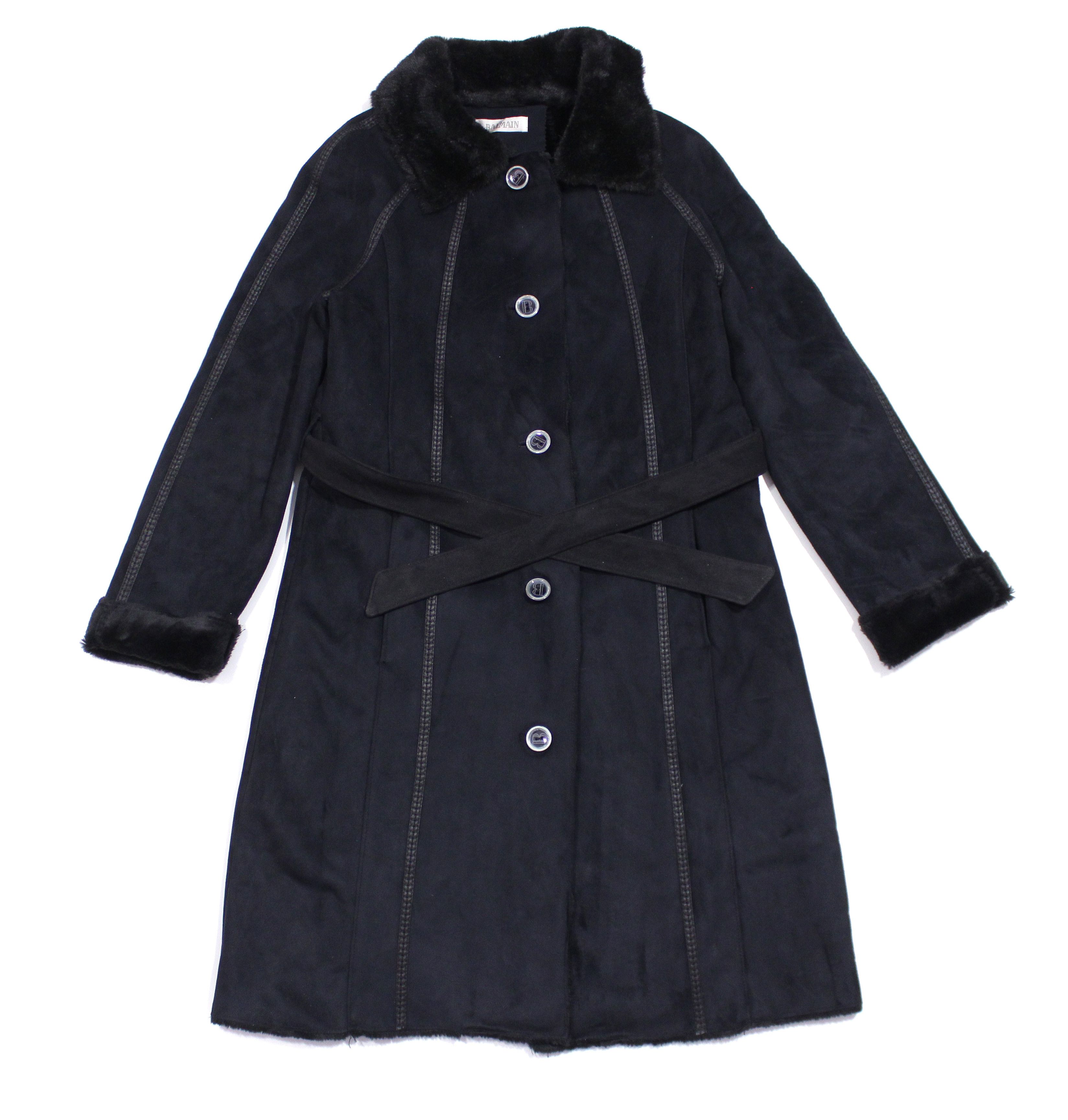 Balmain 90S Overcoat Vintage Size M / US 6-8 / IT 42-44 - 1 Thumbnail