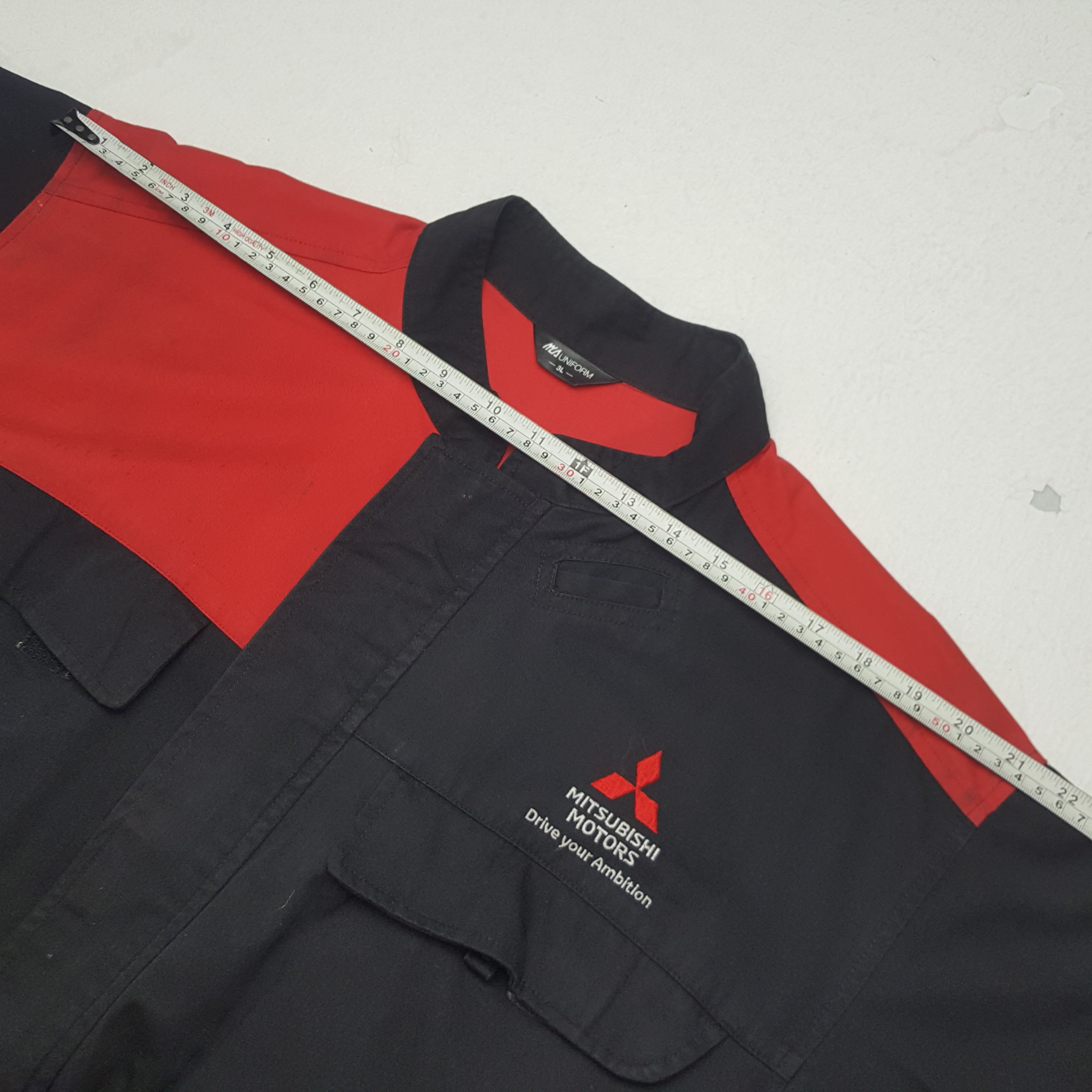 Japanese Brand × Vintage Vintage Mitsubishi Motors Racing Team Coverall Jacket Size US XL / EU 56 / 4 - 11 Thumbnail