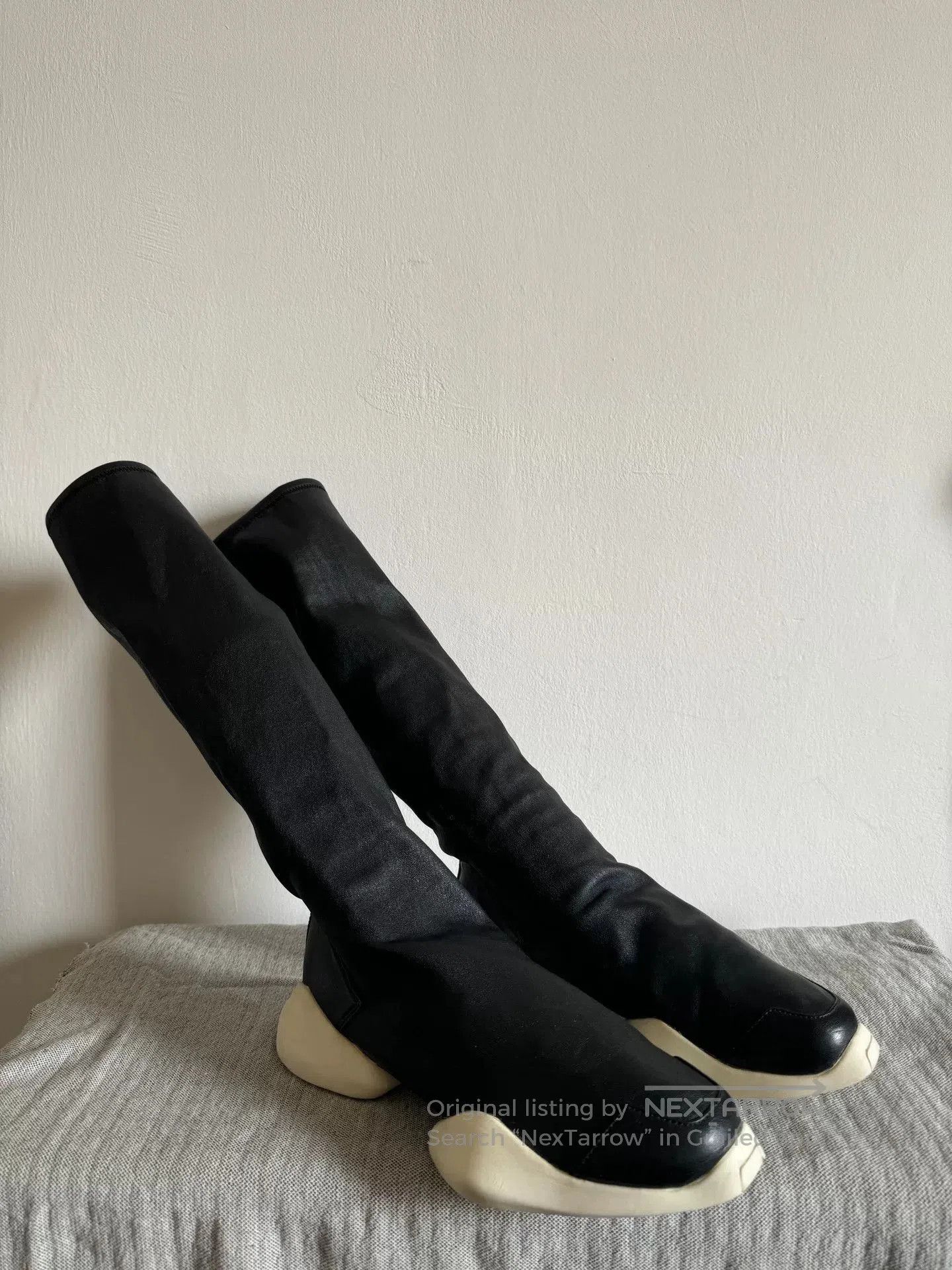 Rick Owens Rick Owens x Adidas High-Top Boots. Size US 7 / EU 40 - 2 Thumbnail