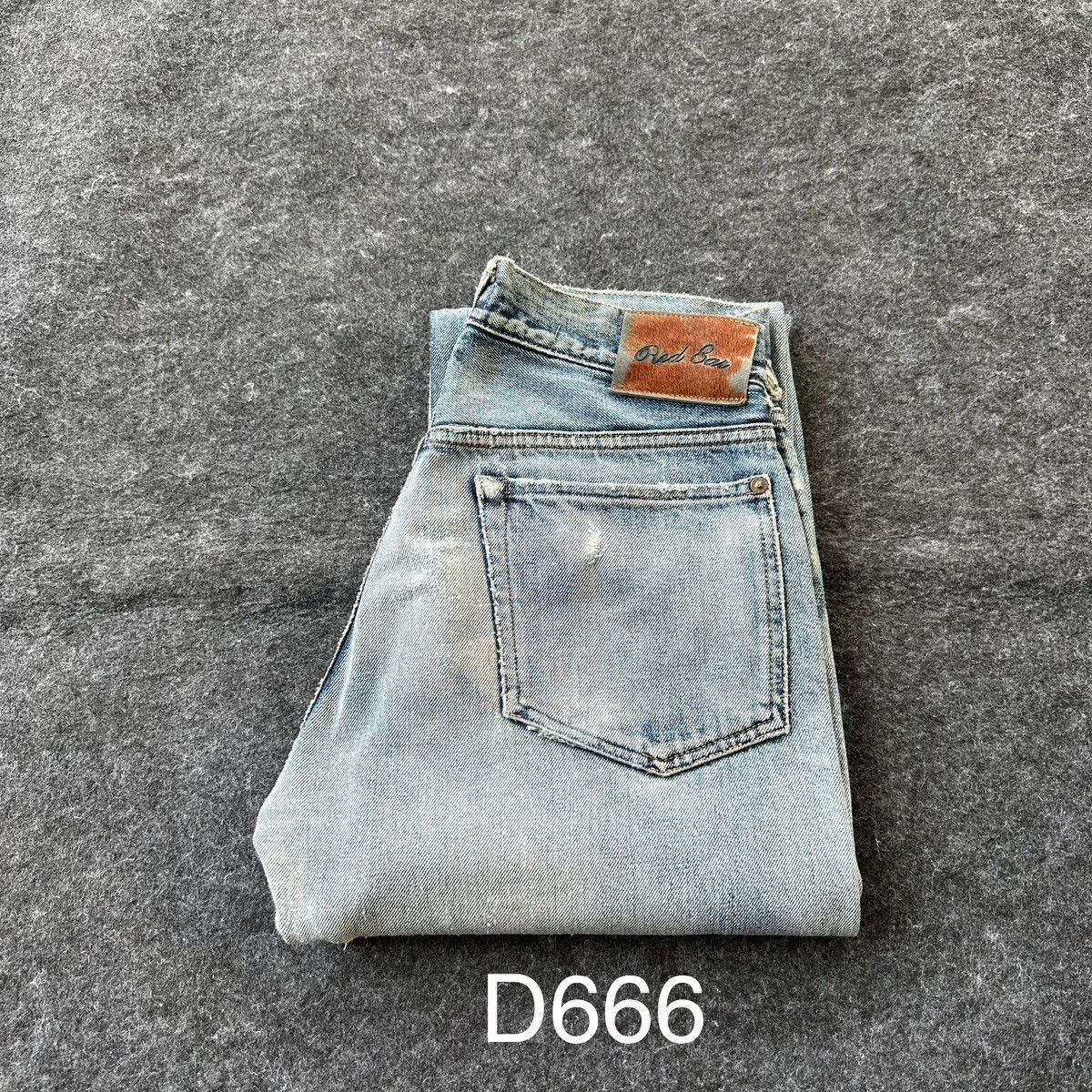 Paul Smith Red Ear Selvedge Faded Vintage Denim W29 D666 Size US 29 - 25 Thumbnail