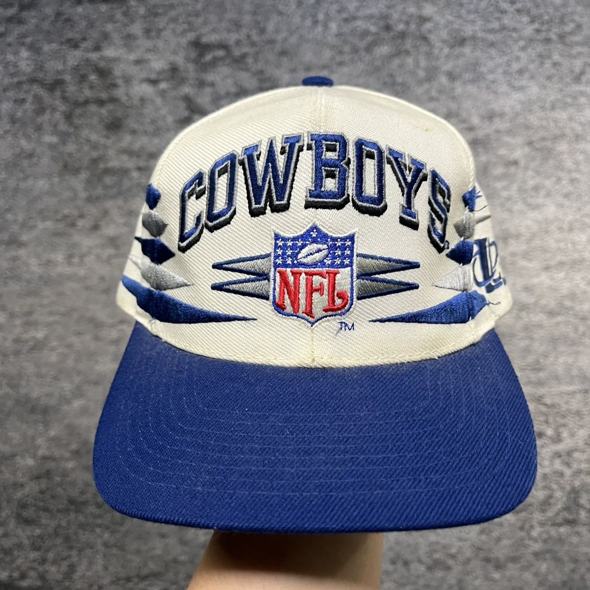 Logo Athletic Vintage Dallas Cowboys Logo Athletic Diamond Snapback Hat Size ONE SIZE - 2 Thumbnail