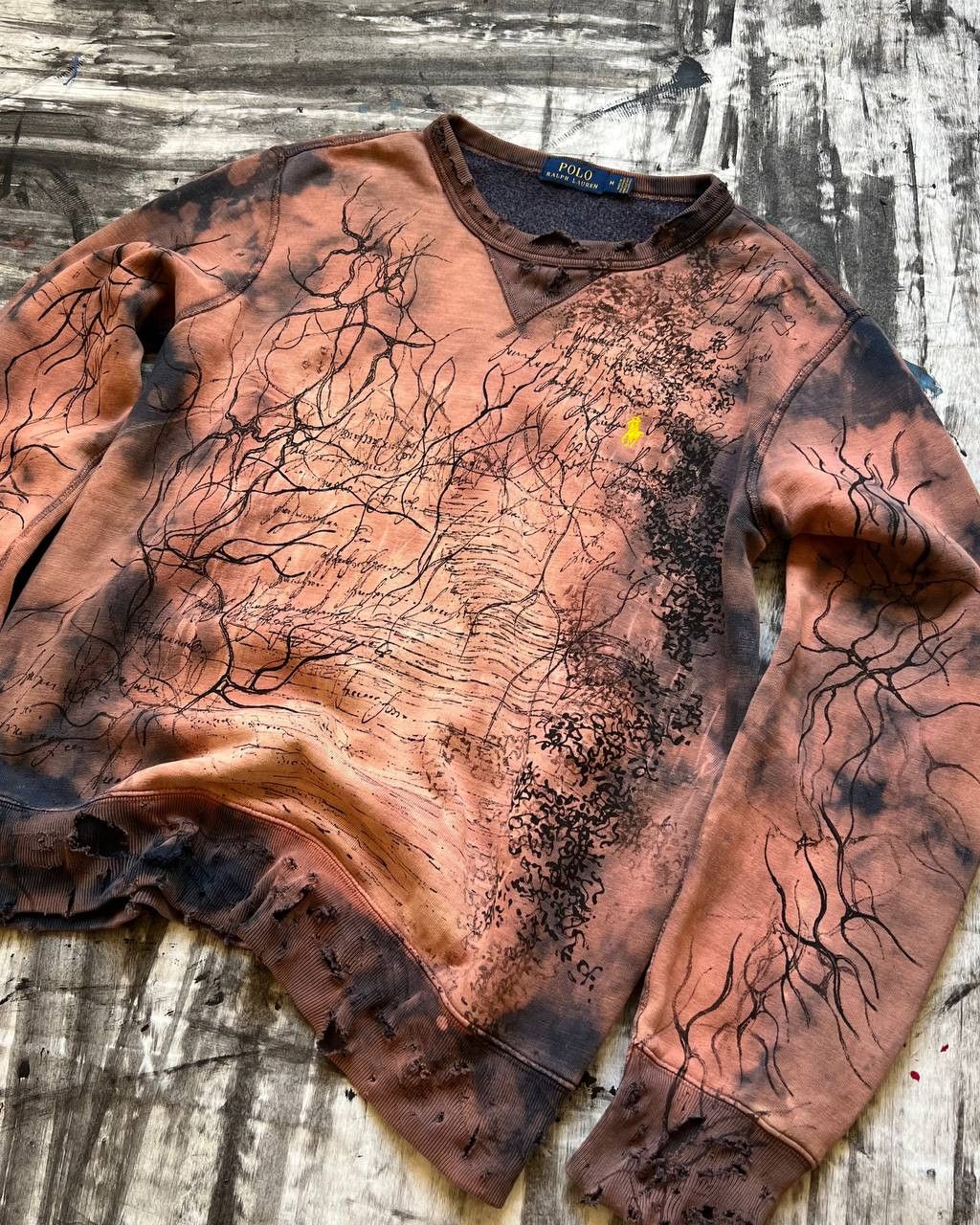 Polo Ralph Lauren × Vintage 1of1 Custom Vintage Polo Ralph Lauren sweatshirt Size US M / EU 48-50 / 2 - 3 Thumbnail
