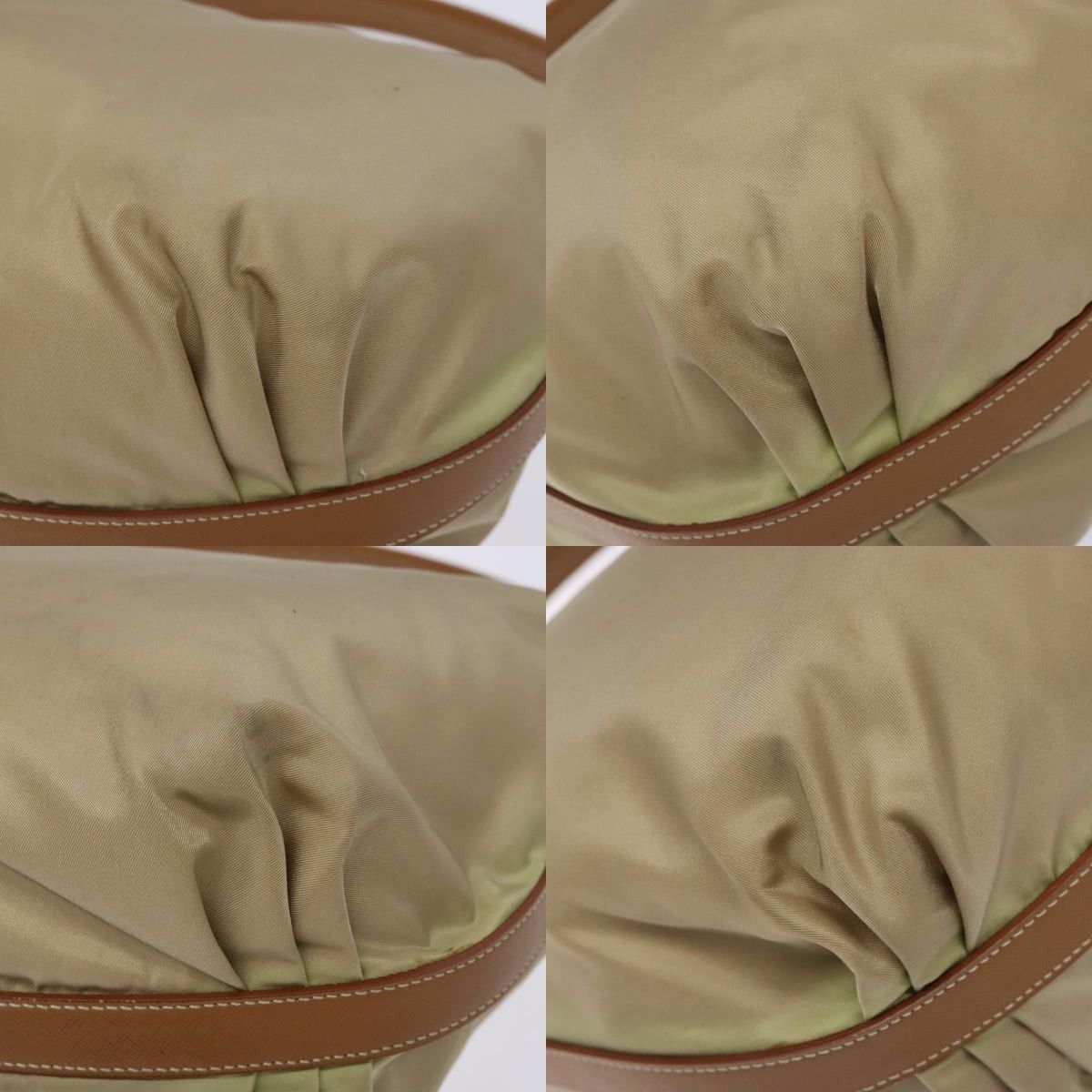 Prada PRADA Tote Bag Nylon Beige Silver Size ONE SIZE - 10 Thumbnail