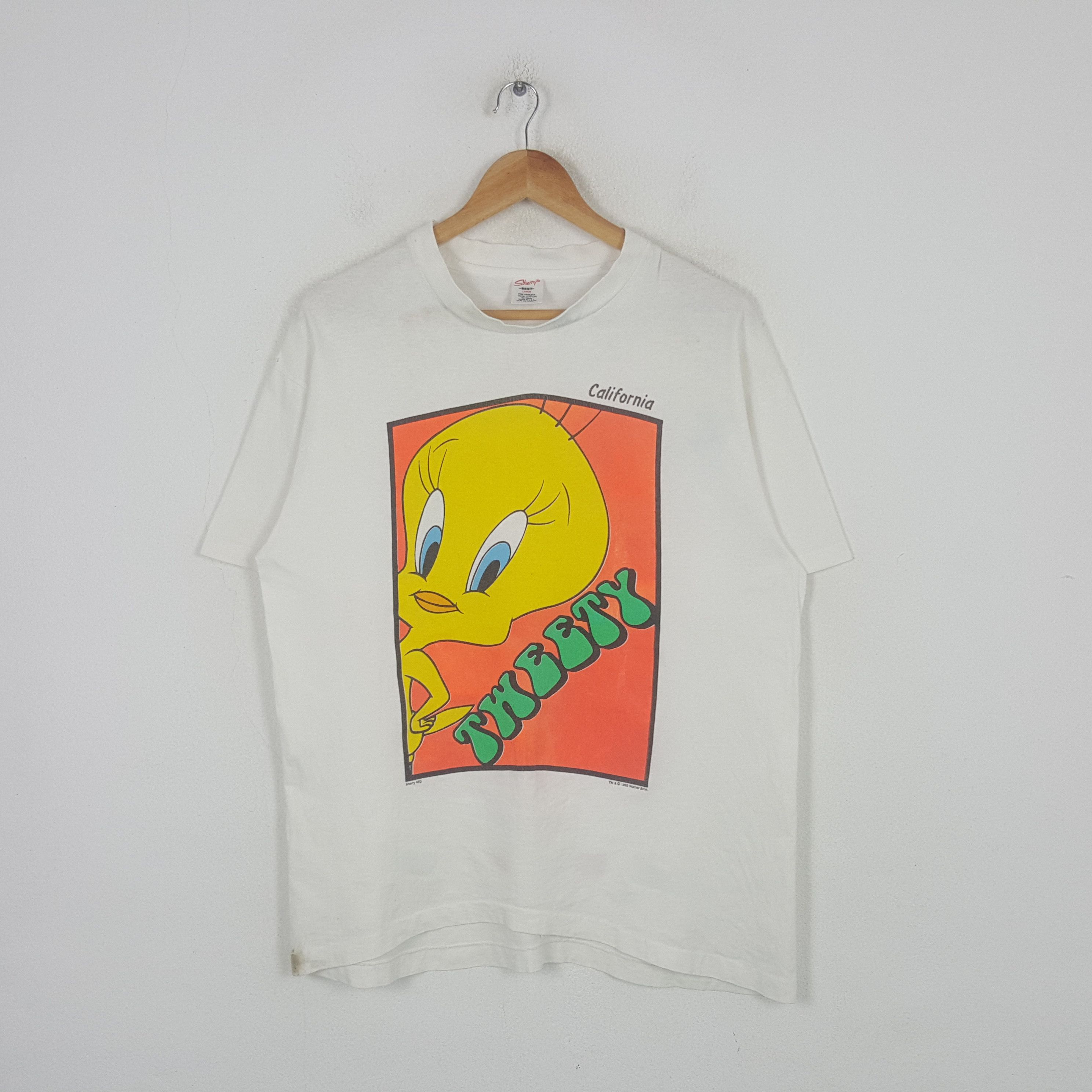 Cartoon Network Vintage 90's California Tweety Looney Tunes Tshirt RR25 Size US L / EU 52-54 / 3 - 1 Thumbnail