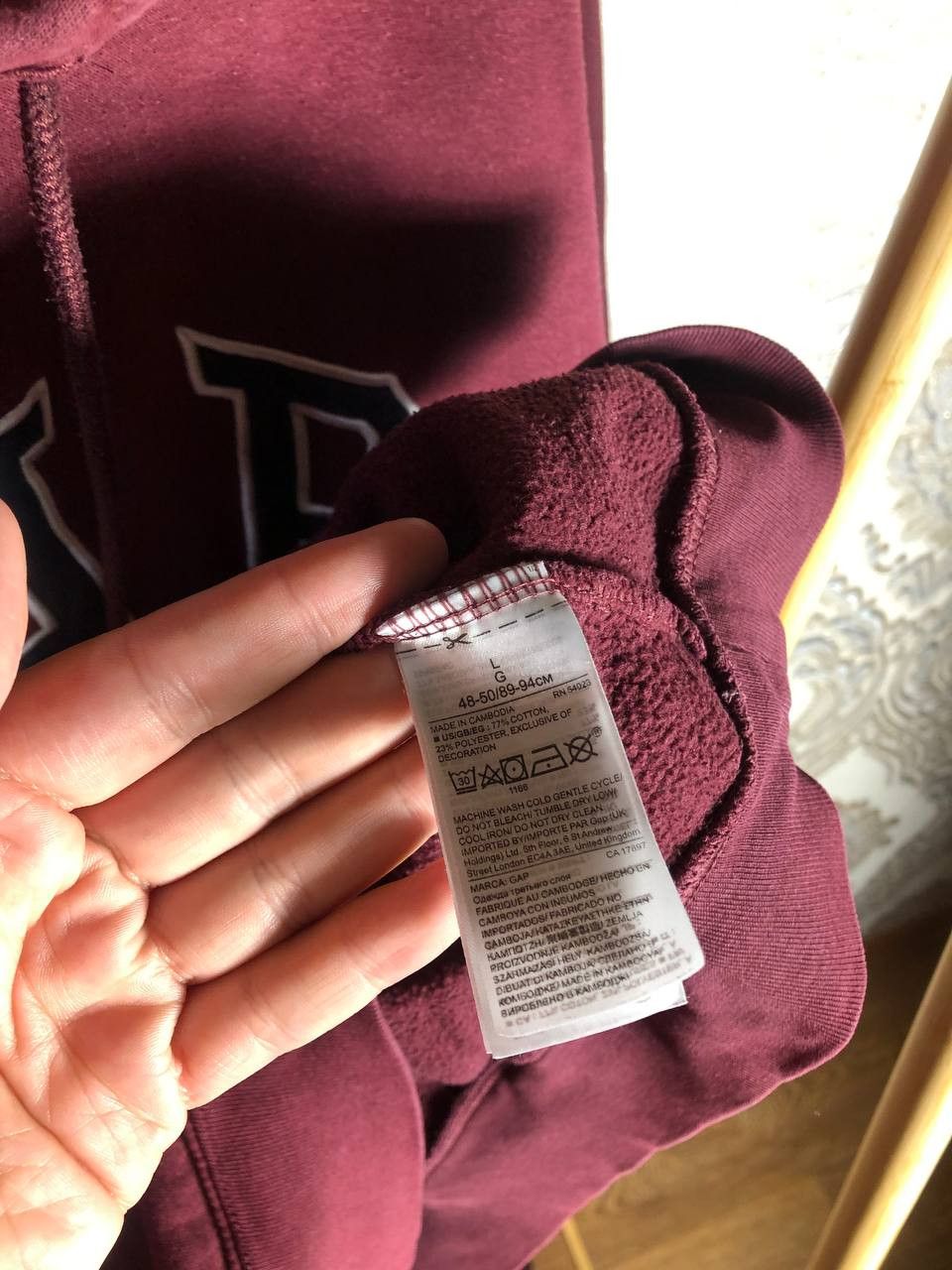 Gap Vintage Gap Big Logo Hoodie BALENCIAGA Yzy Kanye West Y2K Size US L / EU 52-54 / 3 - 4 Thumbnail