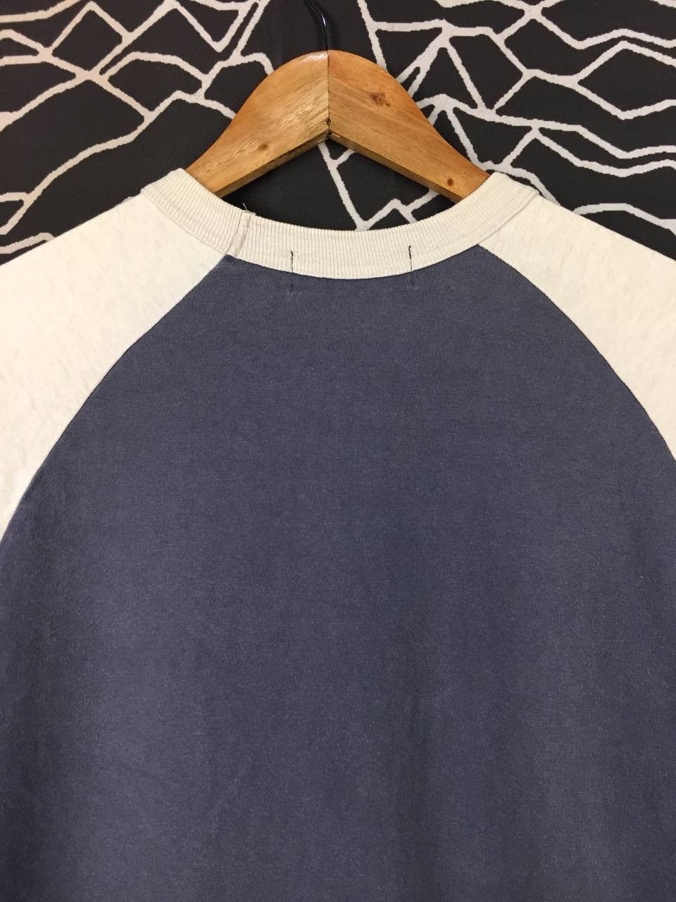 Japanese Brand Vtg Inhabitant Japan Industrial Danger Caution Raglan Tee Size US S / EU 44-46 / 1 - 8 Thumbnail
