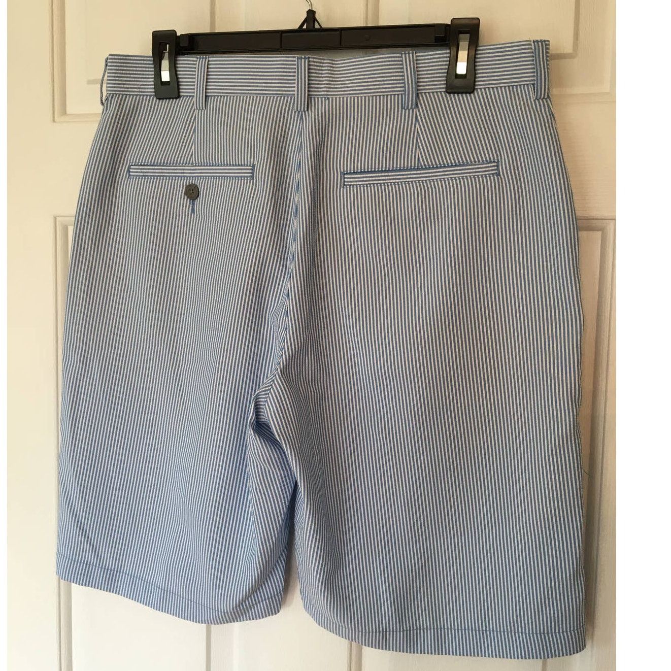 Hogan Ben Hogan Woman's Performance Size 32 Shorts, White and Blue Size 32" / US 10 / IT 46 - 2 Thumbnail