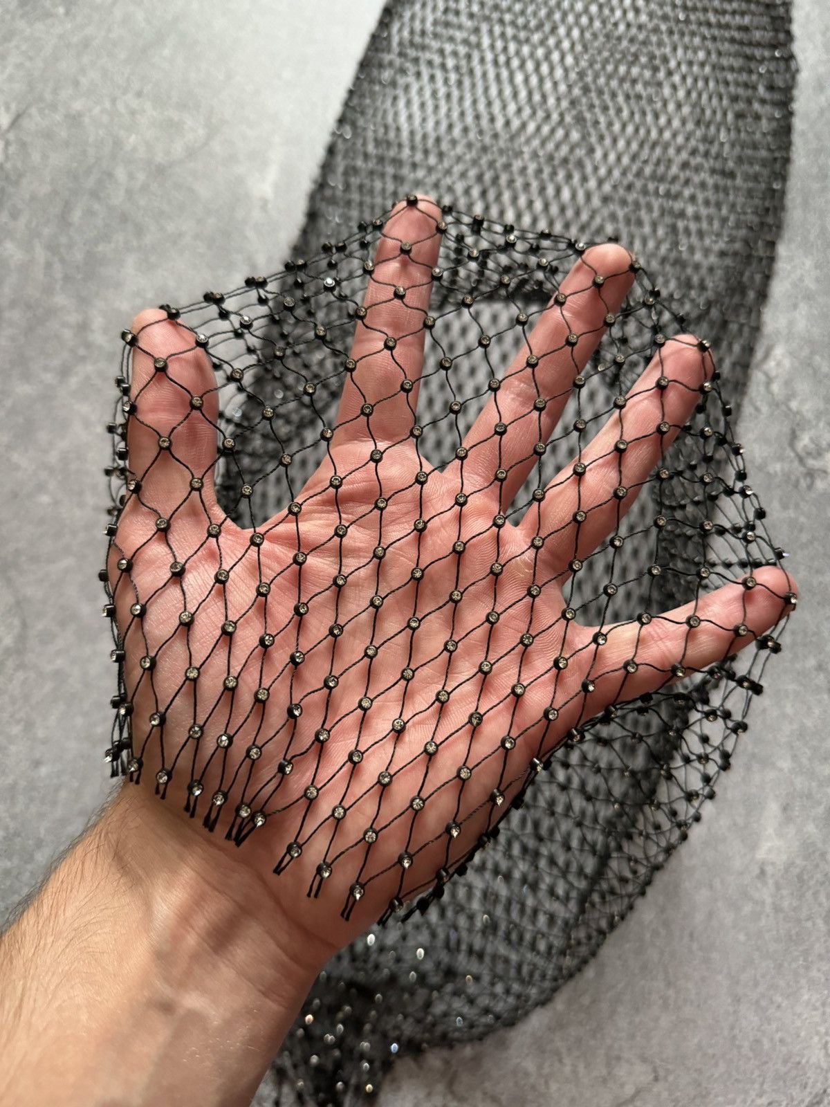 Japanese Brand × Vintage Avantgarde mesh chainmail body armour dress mini sleeveless Size S / US 4 / IT 40 - 5 Thumbnail