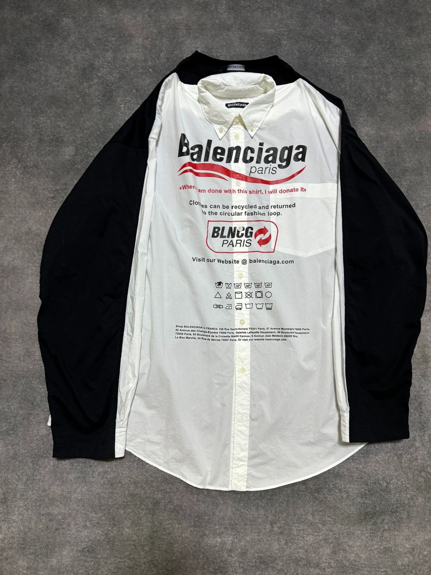 Balenciaga two shirts outlet