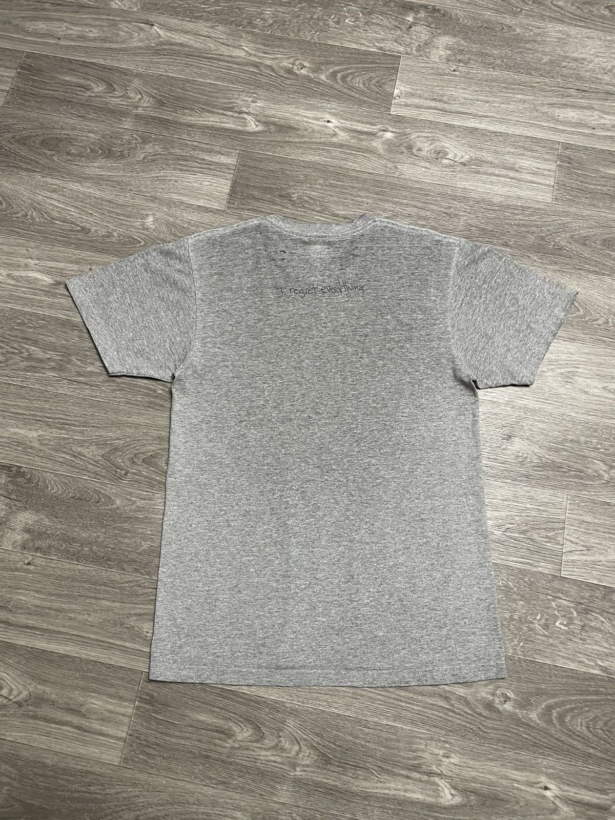Supreme Supreme x Mike Hill Regretter Grey T-Shirt SS17 Size US M / EU 48-50 / 2 - 14 Thumbnail