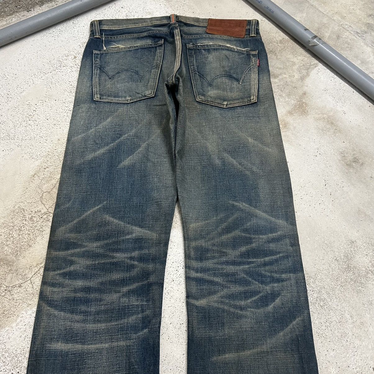 Edwin Vintage Edwin Selvedge Mud Washed Clawn Marks Size US 33 - 8 Thumbnail