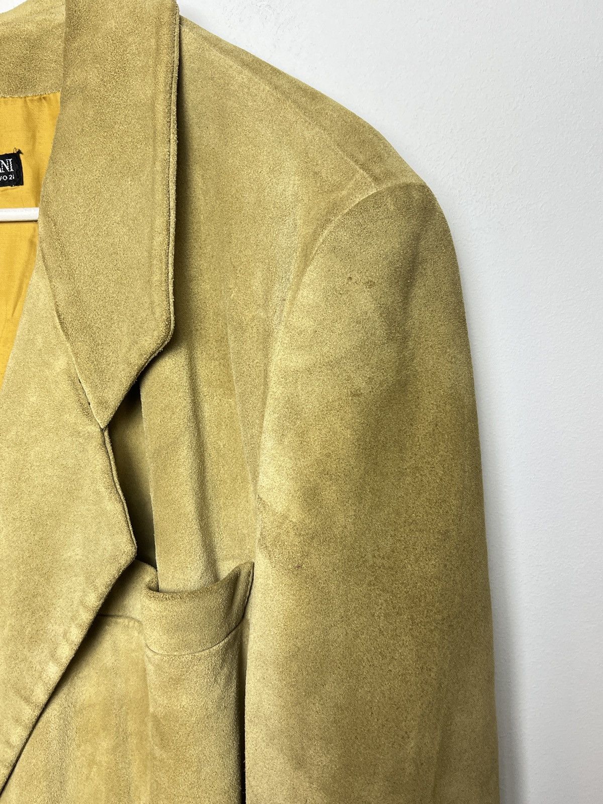 Giorgio Armani armani y2k 90s archive leather blazer jacket Size US M / EU 48-50 / 2 - 4 Thumbnail