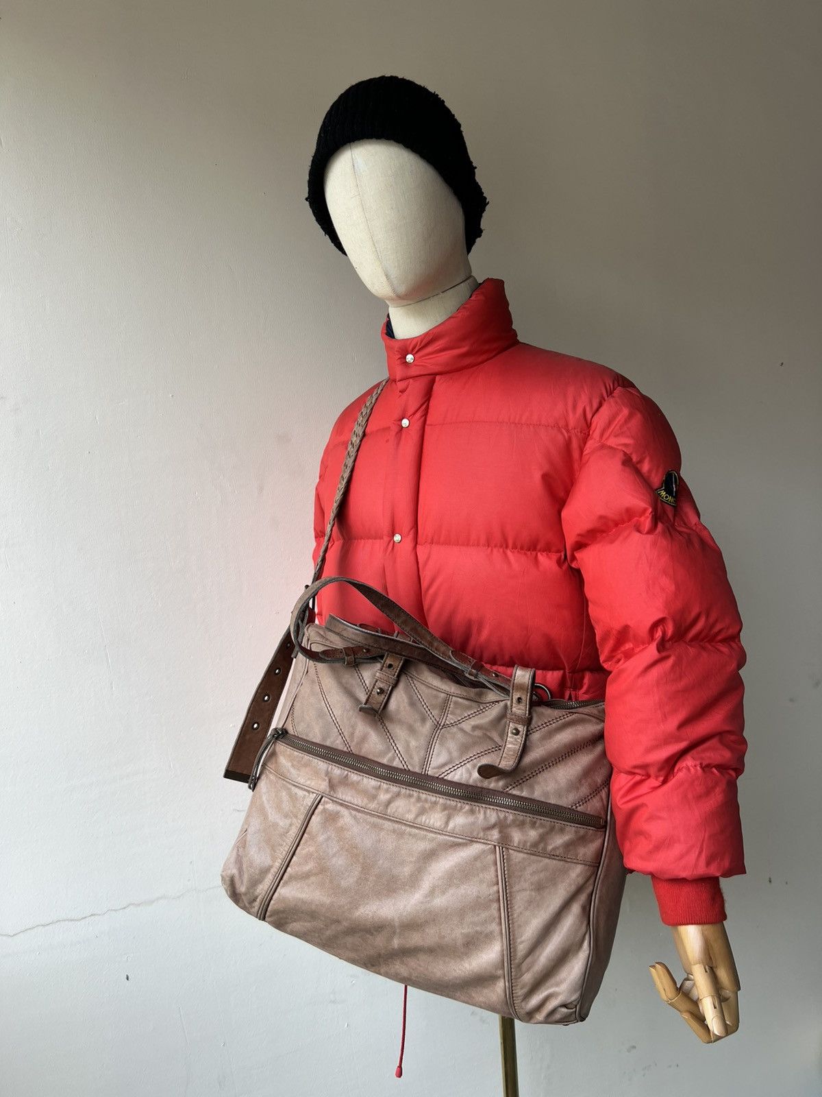Creed × Leather Creed Japan Faded Patina Leather 2 Way Large Bag Size ONE SIZE - 1 Thumbnail
