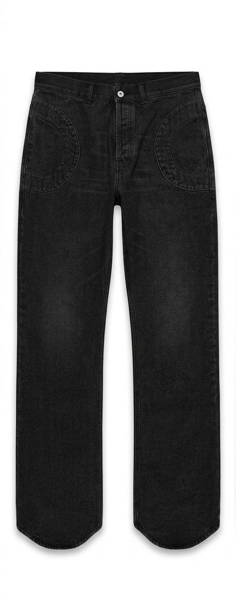 Off-White Off-White Arrows Tab Relax Round Jeans in Vintage Grey Size US 32 / EU 48 - 1 Thumbnail