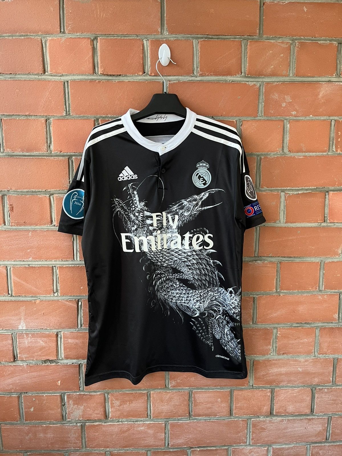 【希少】Real Madrid ✖︎ ヨウジヤマモト アディダスユニフォーム XL 希少】Real Madrid ✖︎ ヨウジヤマモト アディダスユニフォーム XL