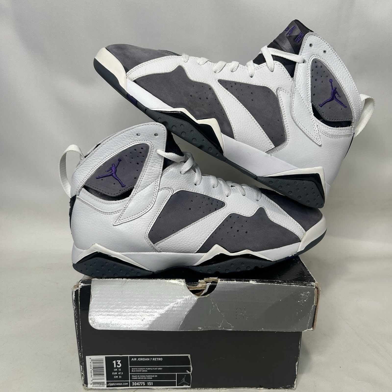 Nike Air Jordan VII Retro “Flint Grey Purple” (2006)