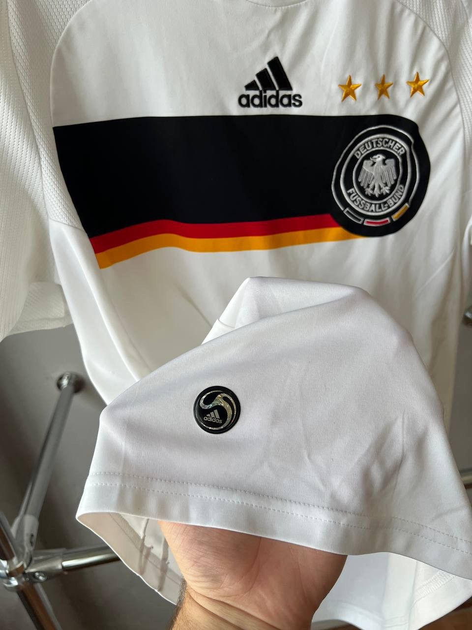 Adidas 2008/9 GERMANY TEAM ADIDAS HOME SOCCER JERSEY FOOTBALL SHIRT Size US M / EU 48-50 / 2 - 10 Thumbnail