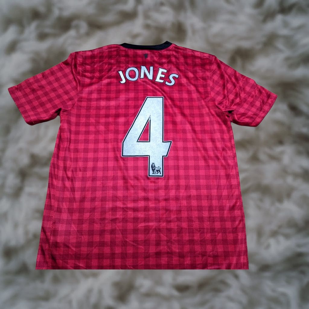 Nike Nike Manchester United Jersey Shirt Men M Red Phil Jones #4 Home 2012 2013 Size US M / EU 48-50 / 2 - 1 Thumbnail