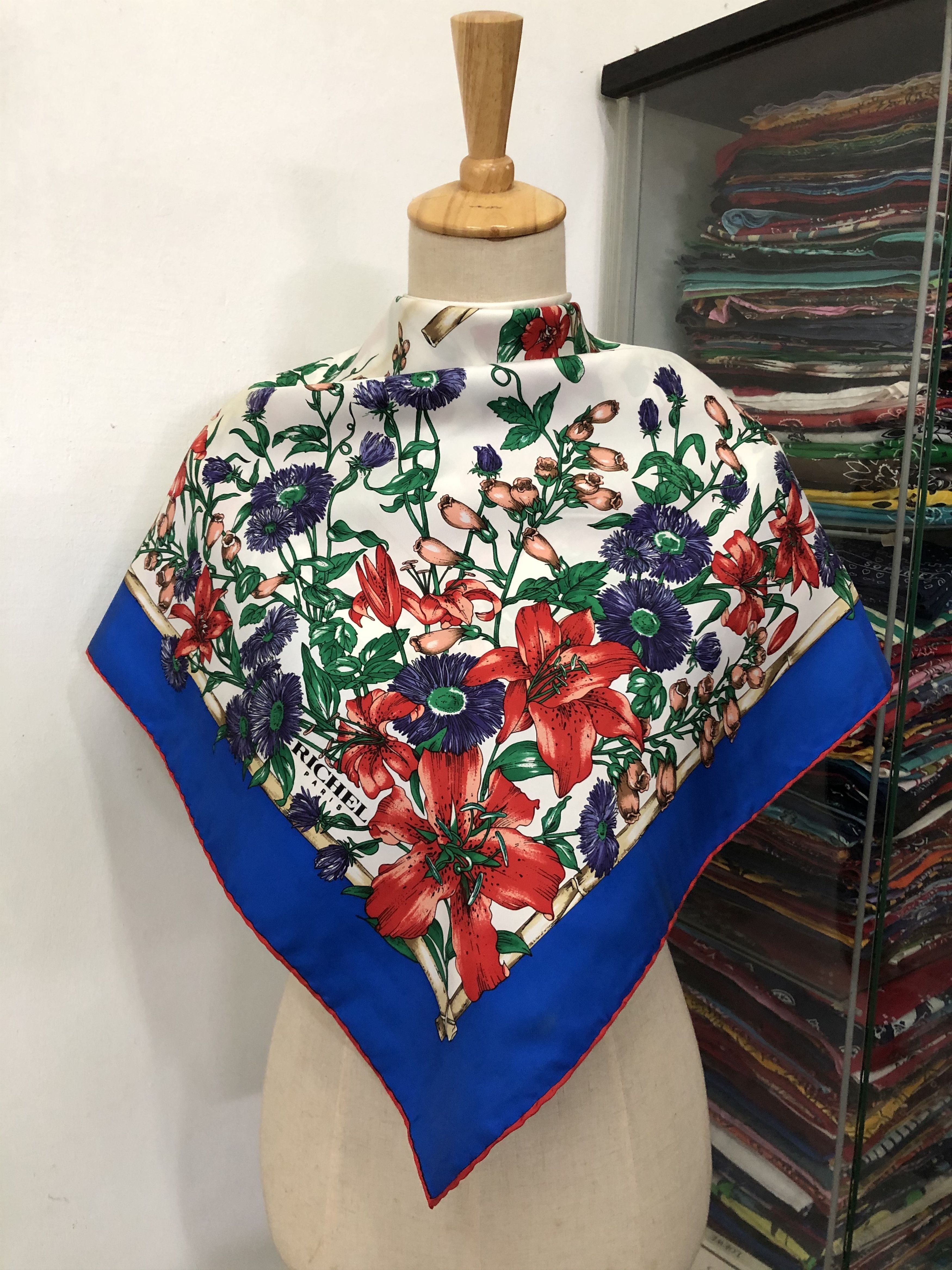 Vintage Richel Paris Silk Scarf