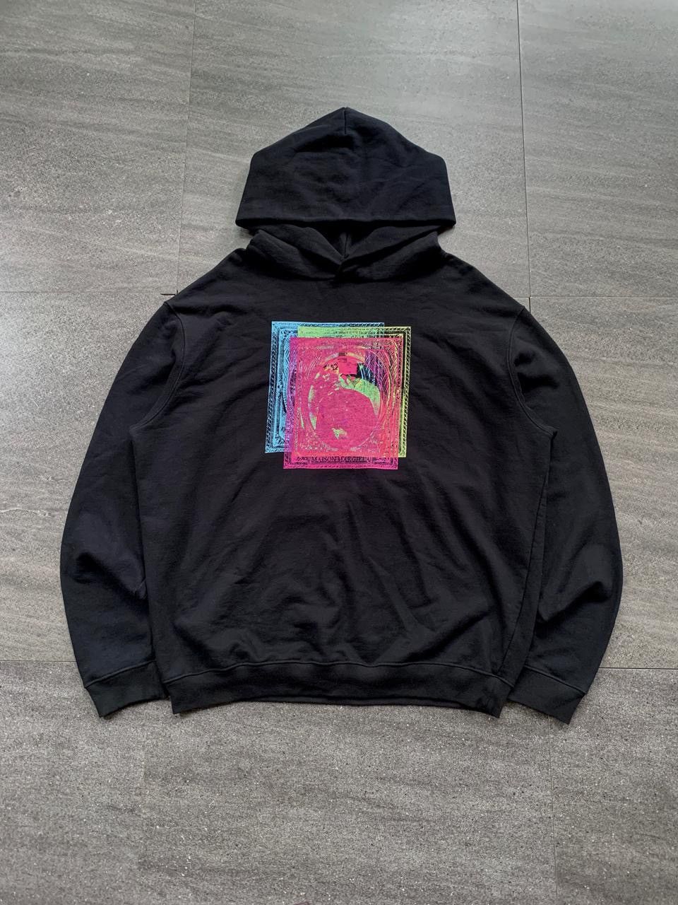 FREE TAX! Black Stamps Logo Hoodie