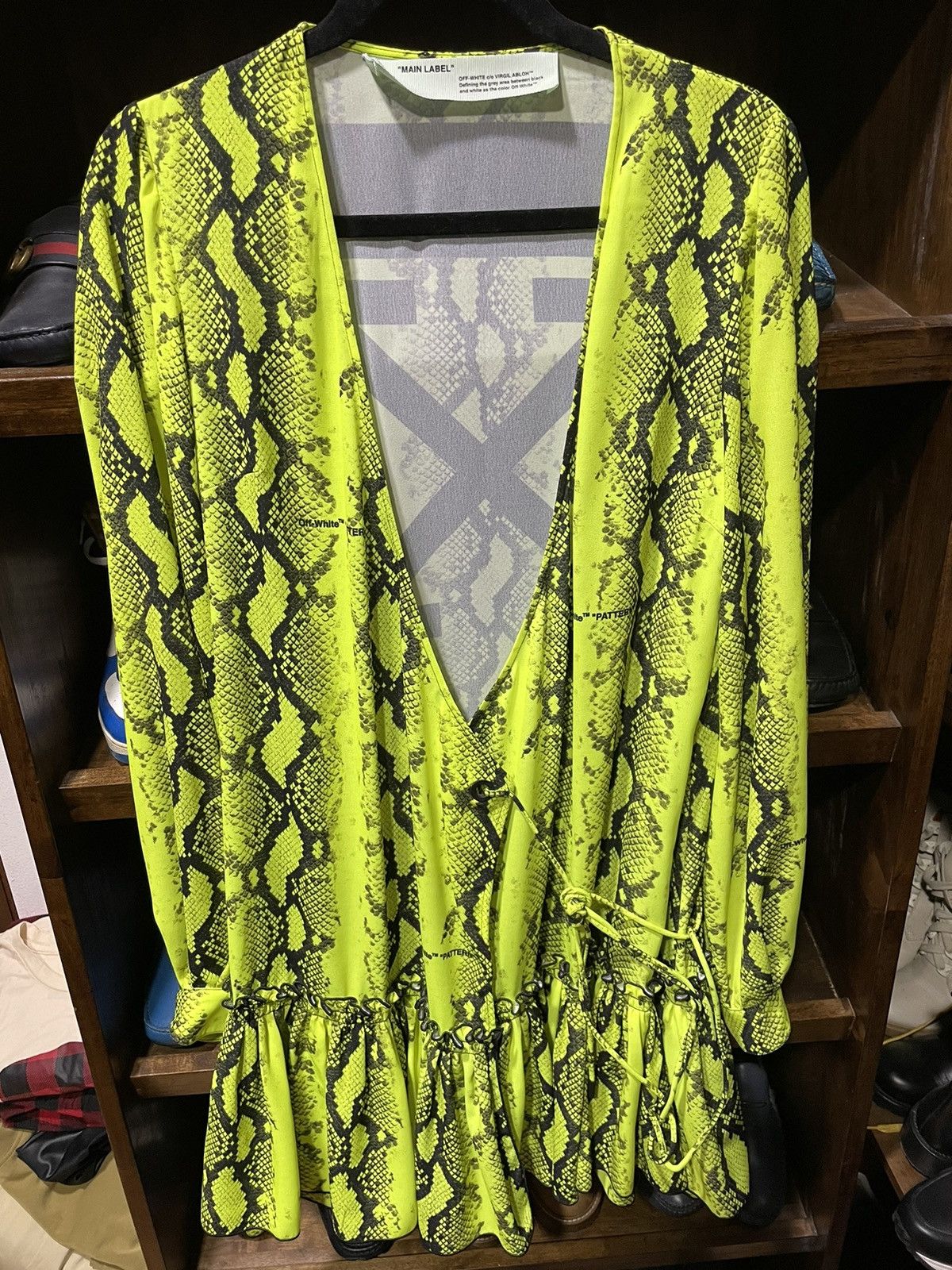 Off White Off White Snake Dress Grailed