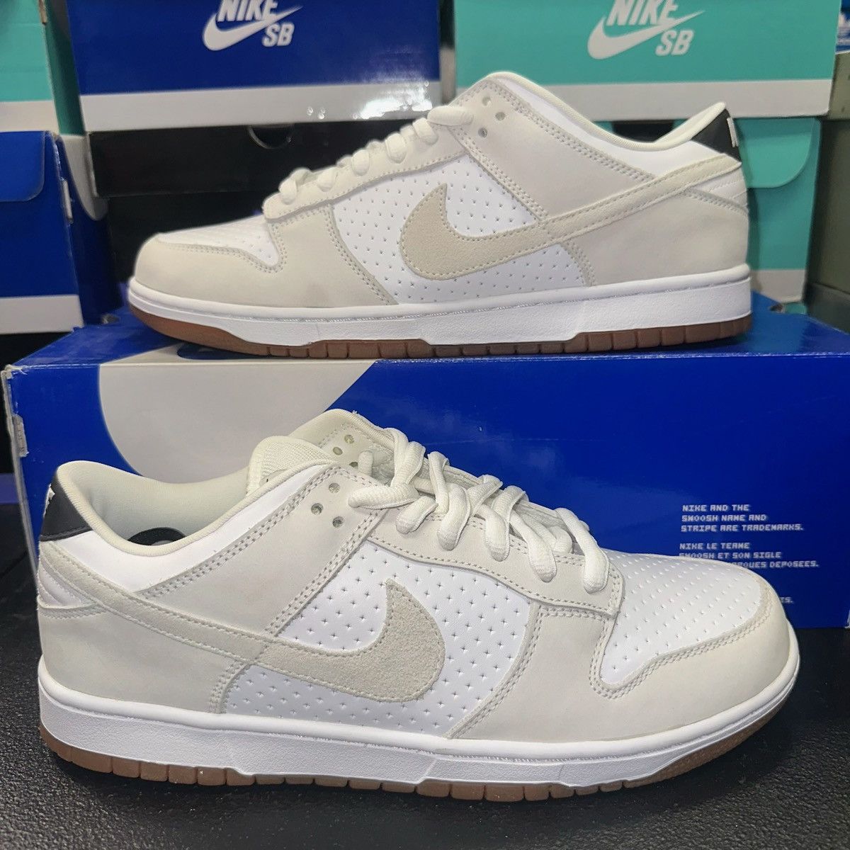 Nike Size 10.5 - Nike Dunk Premium Low White 313170-112 Size US 10.5 / EU 43-44 - 1 Thumbnail