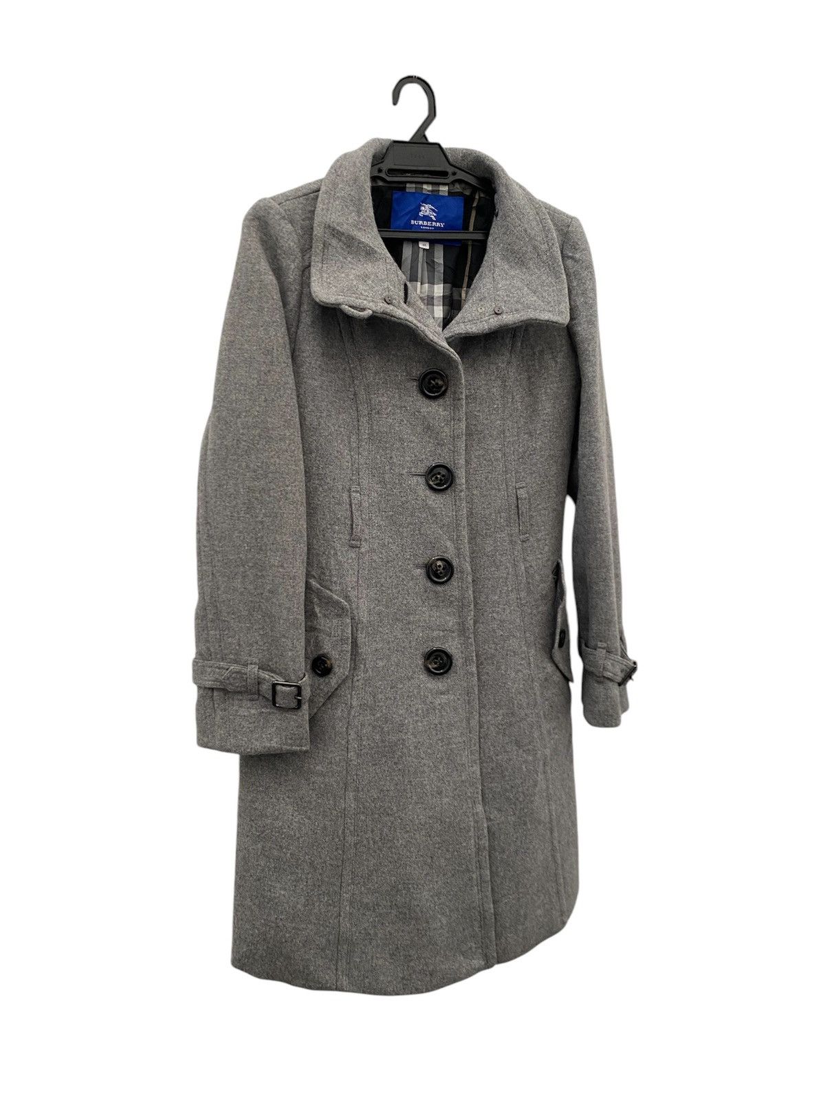 Burberry × Burberry Prorsum BURBERRY LONDON BLUE LABEL WOOL LONG JACKET Size S / US 4 / IT 40 - 2 Thumbnail