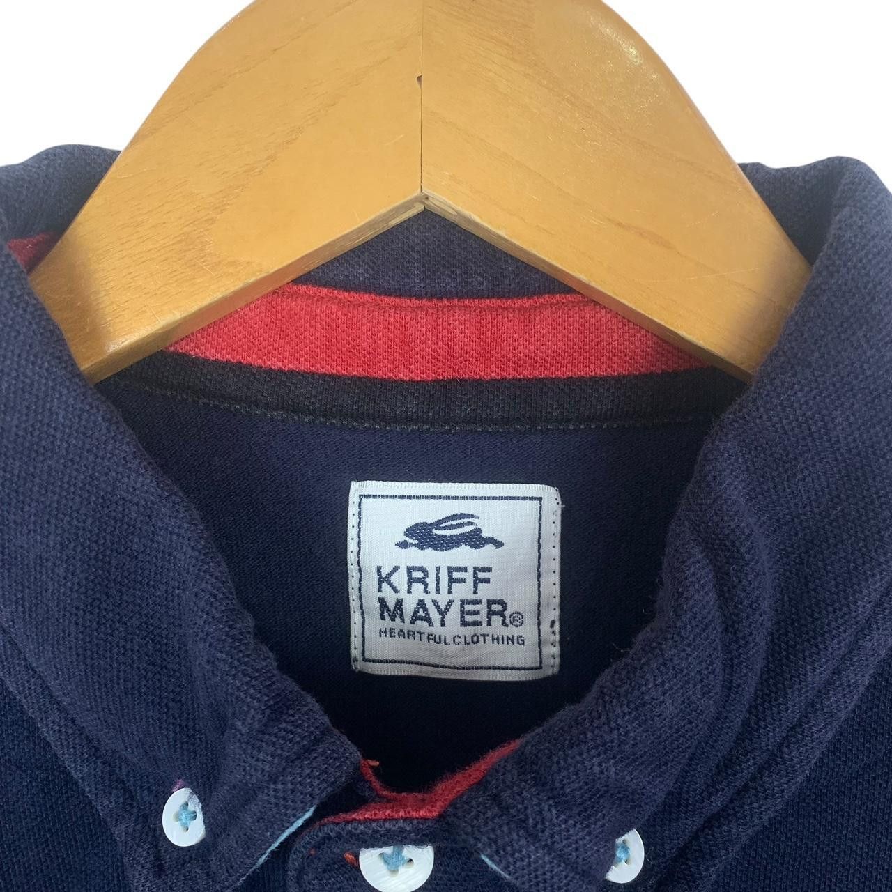 Vintage Vintage KRIFF MAYER Heartful Clothing Embroidered Logo Polo Size US M / EU 48-50 / 2 - 3 Thumbnail