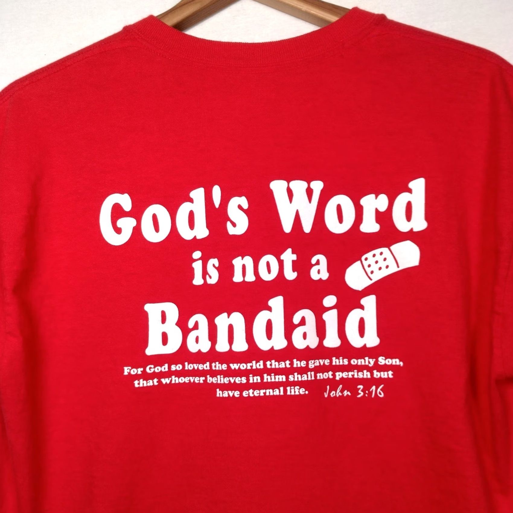 Vintage Jesus Is Our First Responder Shirt M Red Shirt Men Christian Religious Crew Neck Short Sleeve Cotton Blend Size US M / EU 48-50 / 2 - 2 Thumbnail