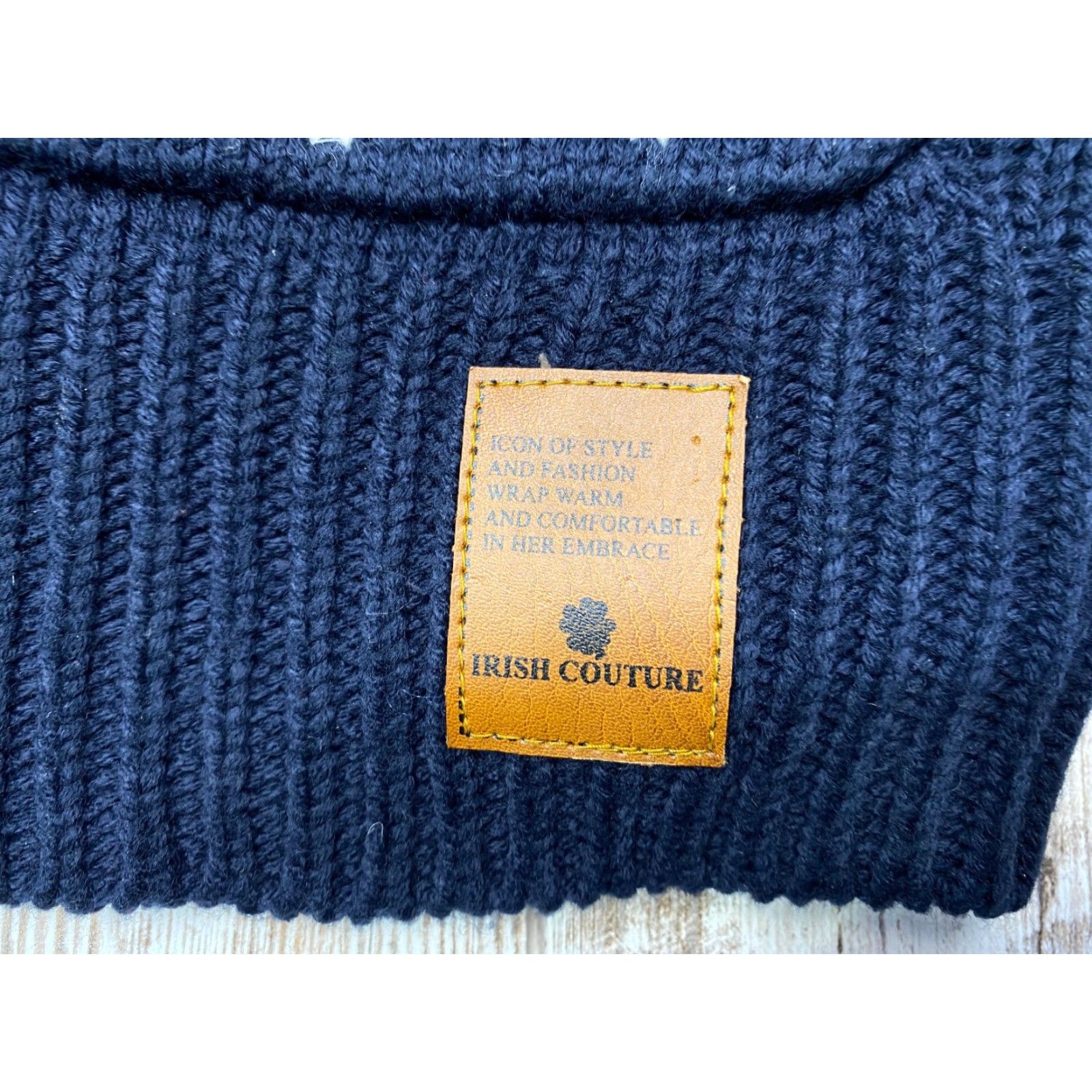 Vintage Piazza Italiaman Winter Edition Knit Sweater Men’s Large Blue White Lined 7439 Size US L / EU 52-54 / 3 - 5 Thumbnail
