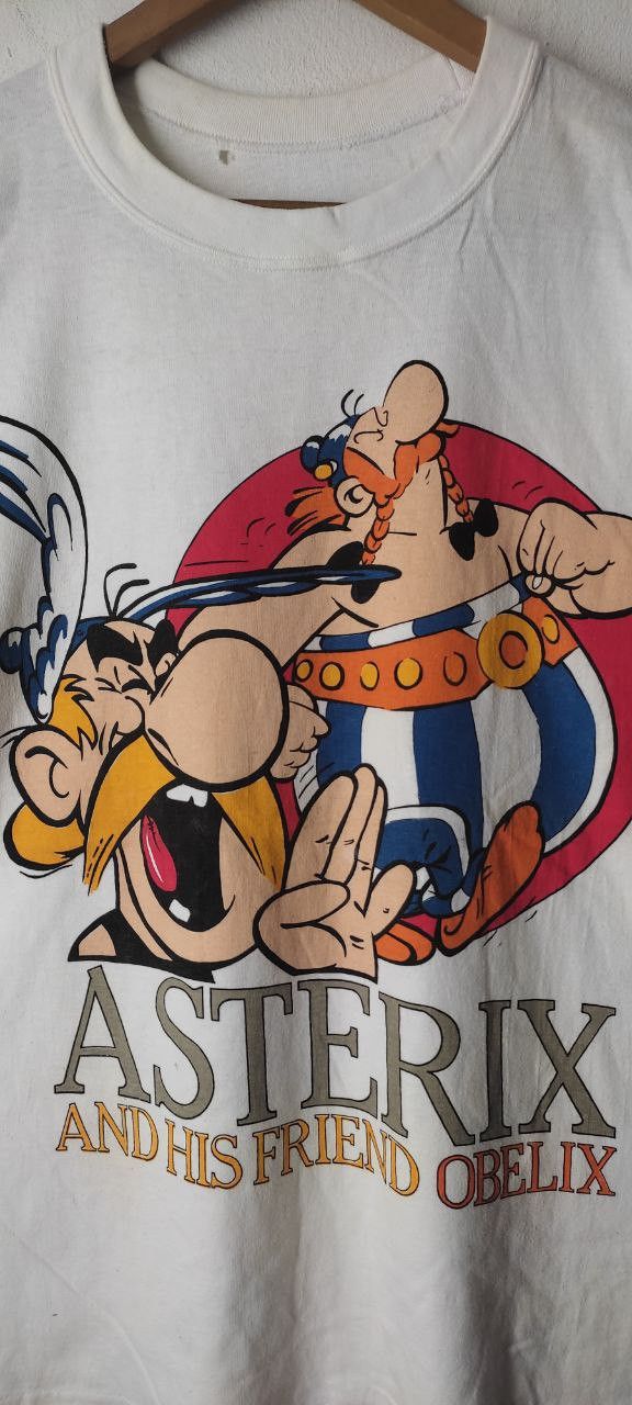 Vintage VINTAGE CARTOON 80S ASTERIX AND HIS FRIEND OBELIX TEE Size US M / EU 48-50 / 2 - 8 Thumbnail