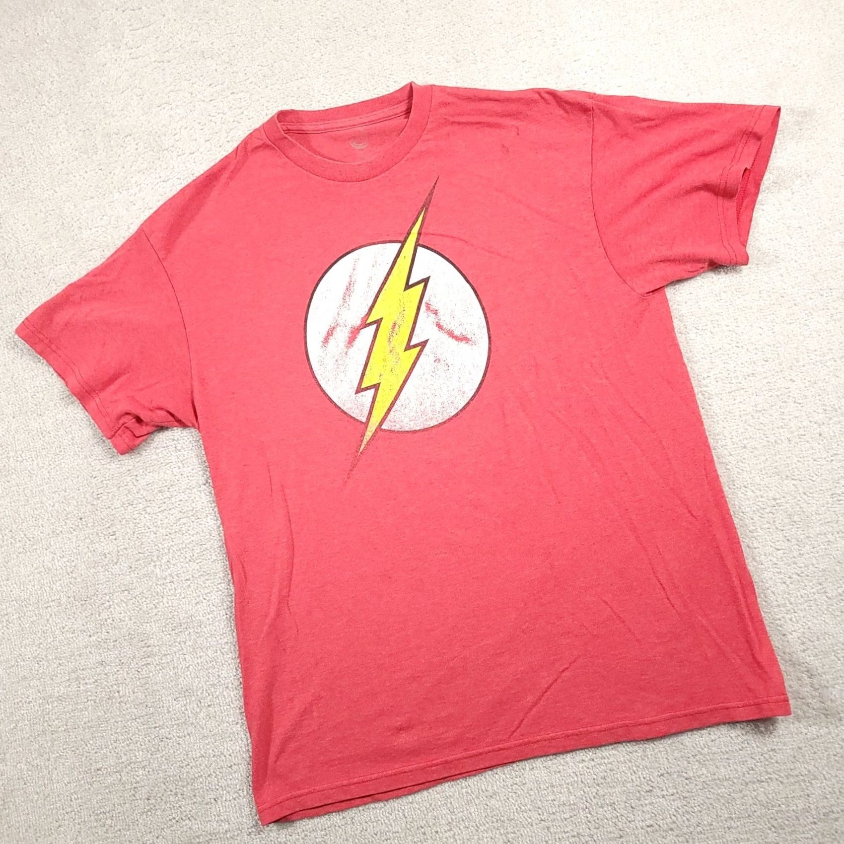 DC Comics DC Comics Shirt Mens Large Red The Flash Logo Short Sleeve Crew Neck Original Size US L / EU 52-54 / 3 - 2 Thumbnail