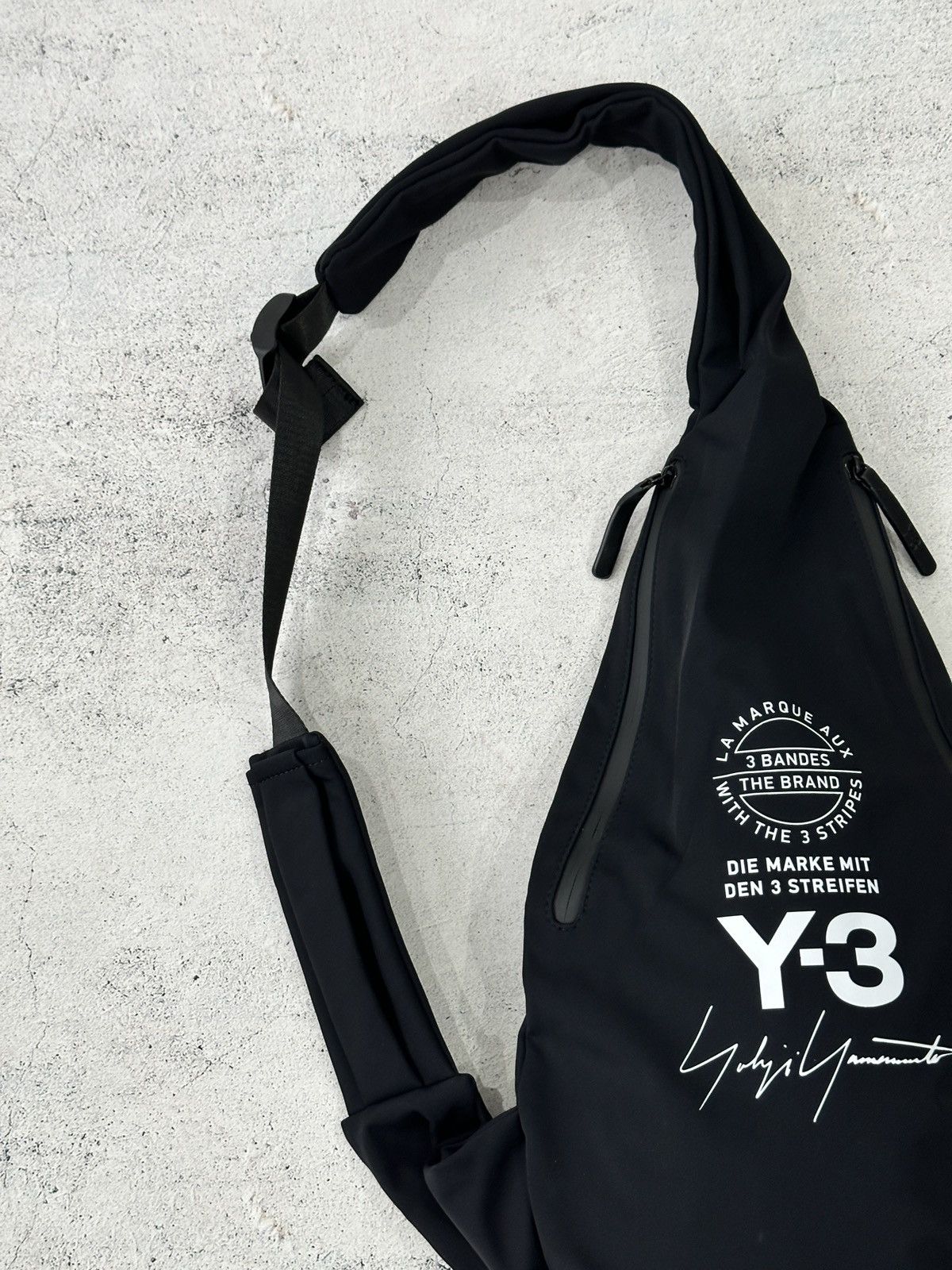 Japanese Brand Y-3 Yohji Yamamoto sling bag backpack crossbody Size ONE SIZE - 3 Thumbnail