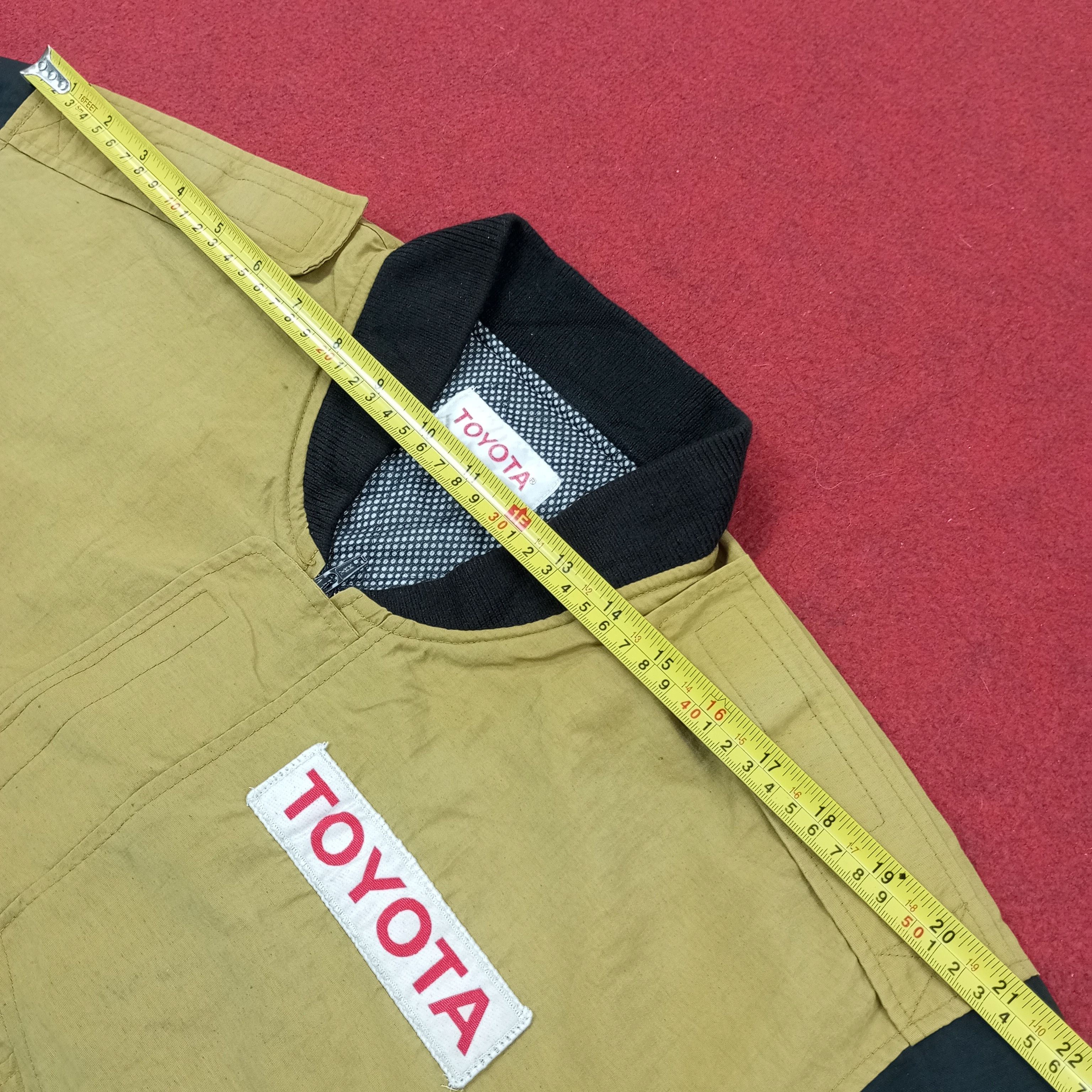 Vintage Toyota Japanese Motorsports Racing Workwear Jacket c241n16 Size US L / EU 52-54 / 3 - 10 Thumbnail
